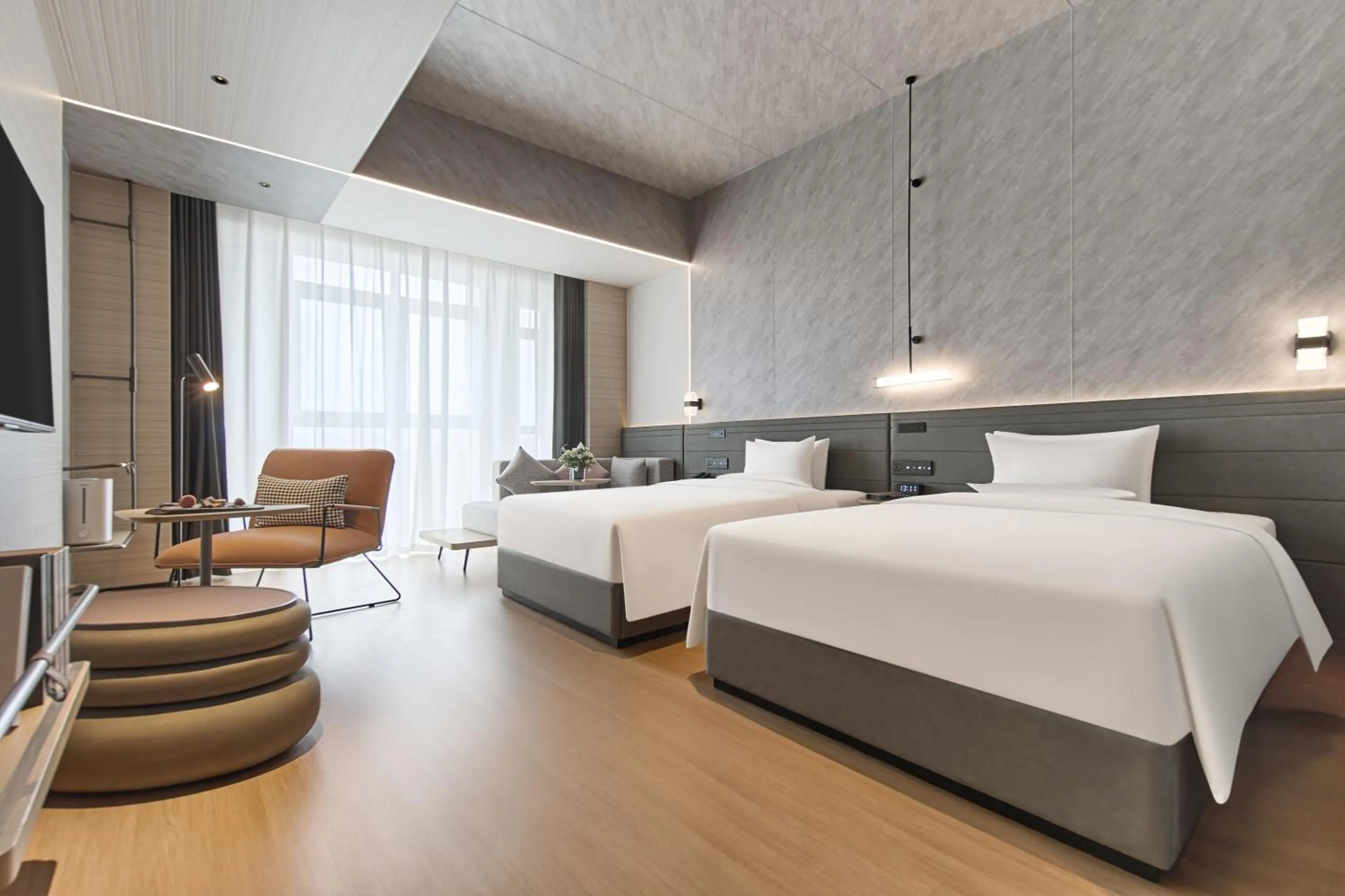 Photo of the whole room, Bed in Novotel Yinchuan Lanxigu