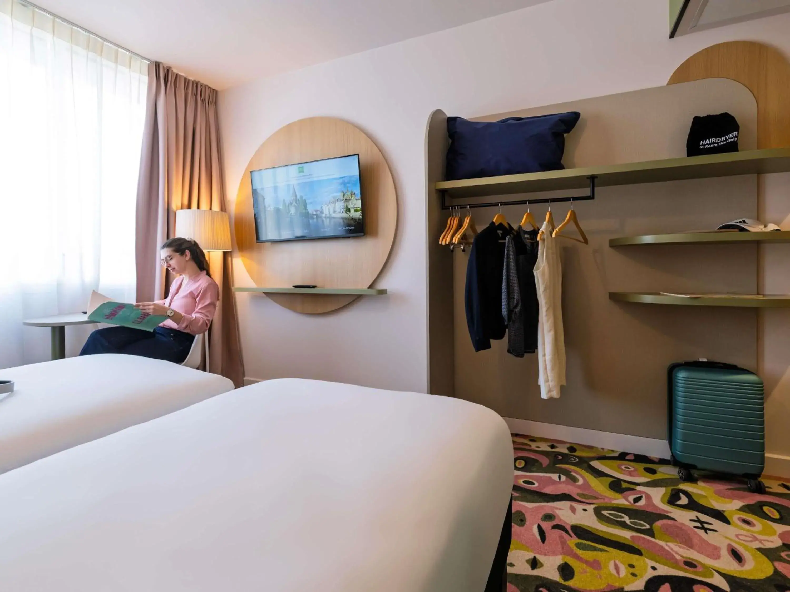 Standard Twin Room in ibis Styles Metz Centre Standard Twin Room in ibis Styles Metz Centre