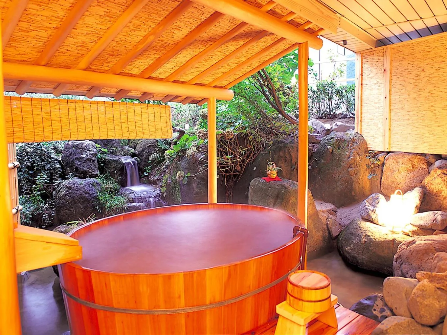 Open Air Bath in Yuzawa Hotel