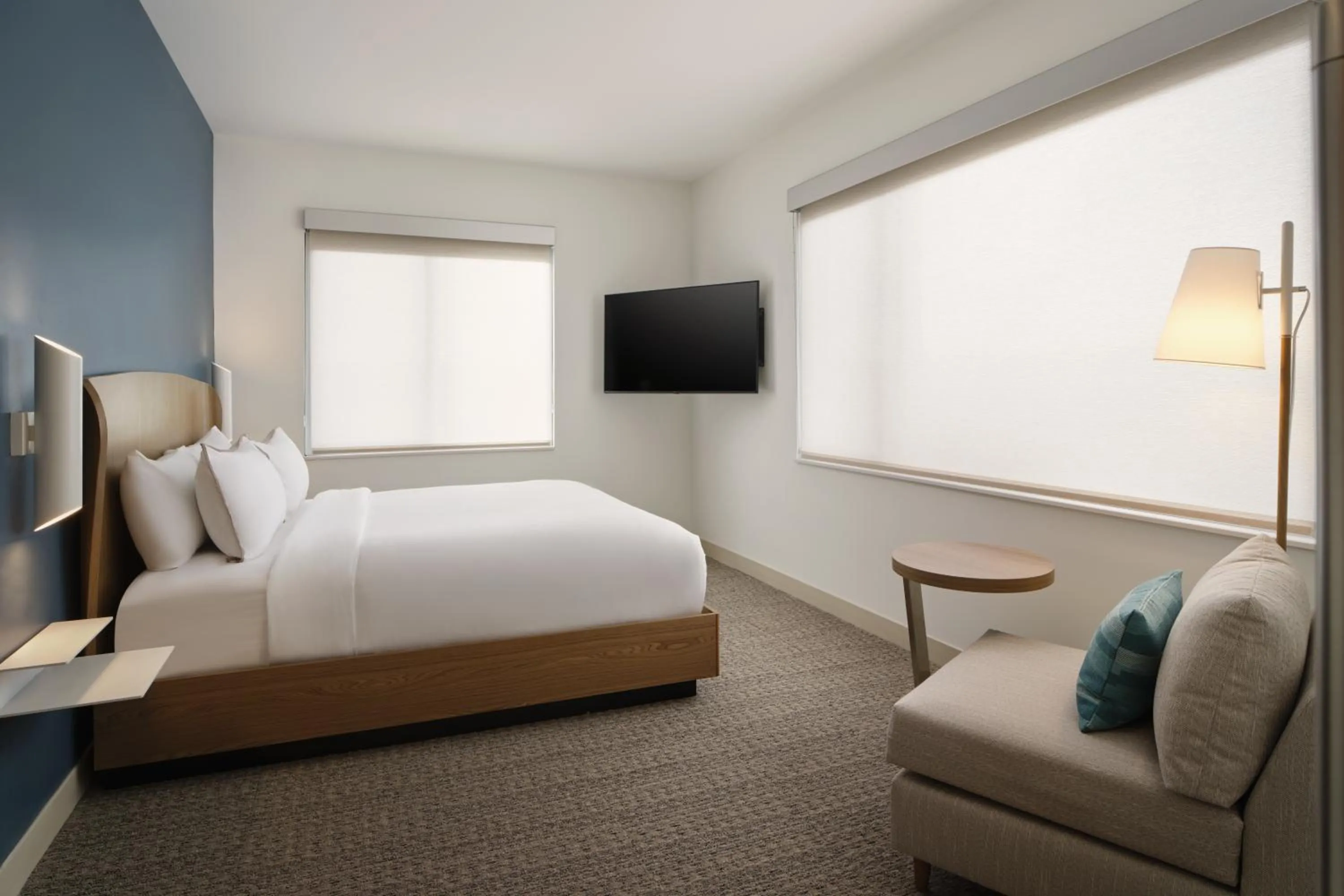 Bedroom, Bed in Element Pooler Savannah Airport