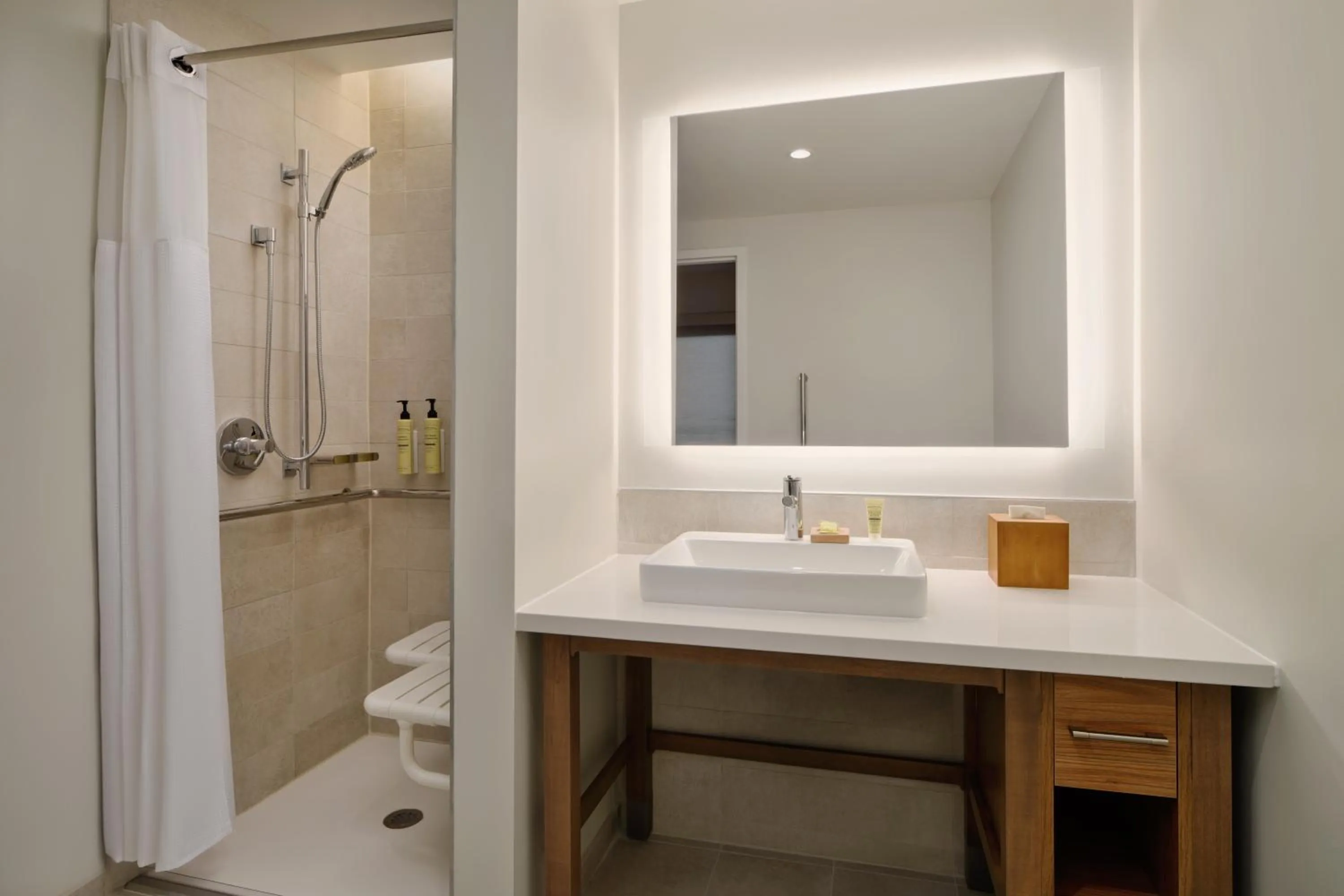 Bathroom in Element Pooler Savannah Airport