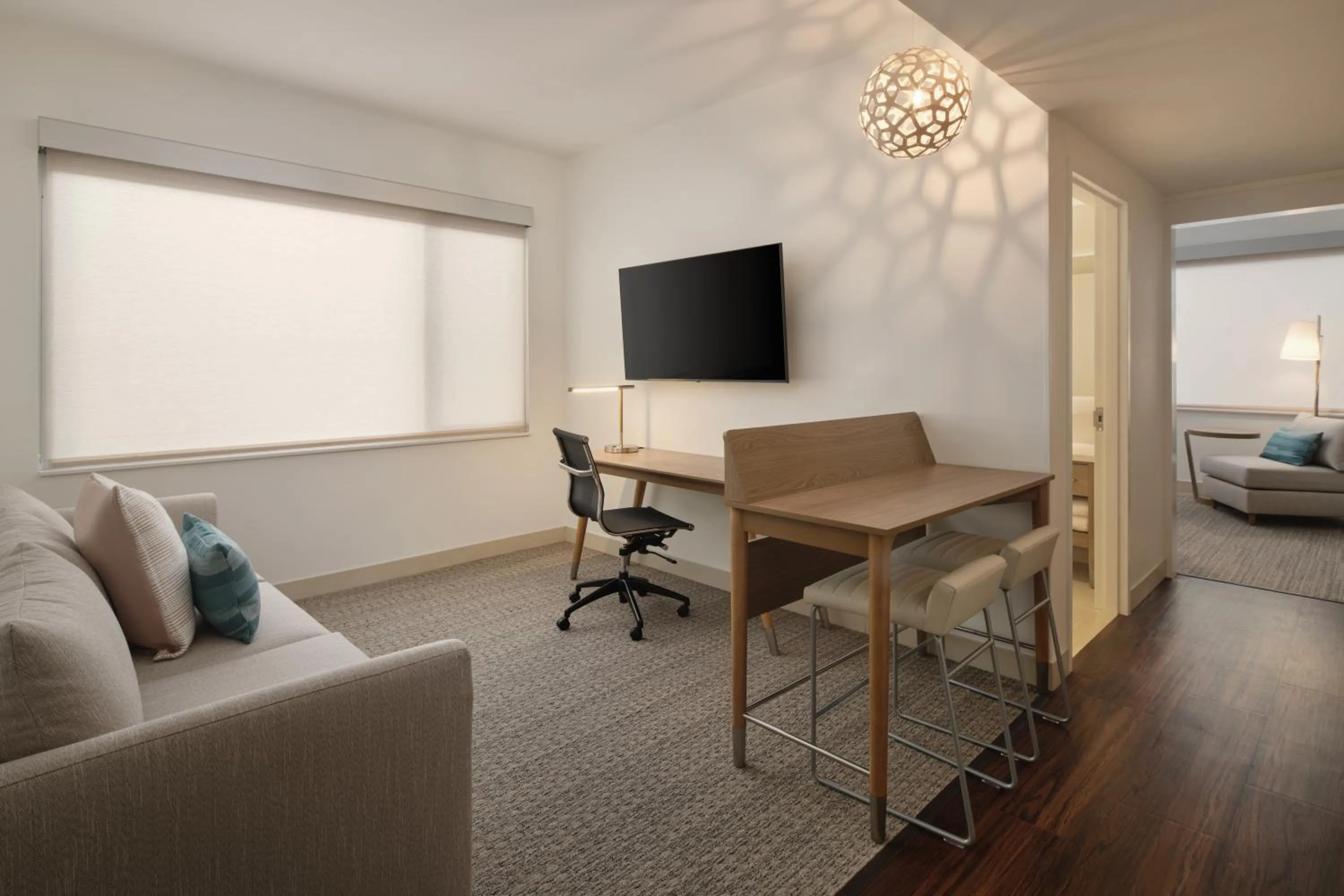 Seating area in Element Pooler Savannah Airport