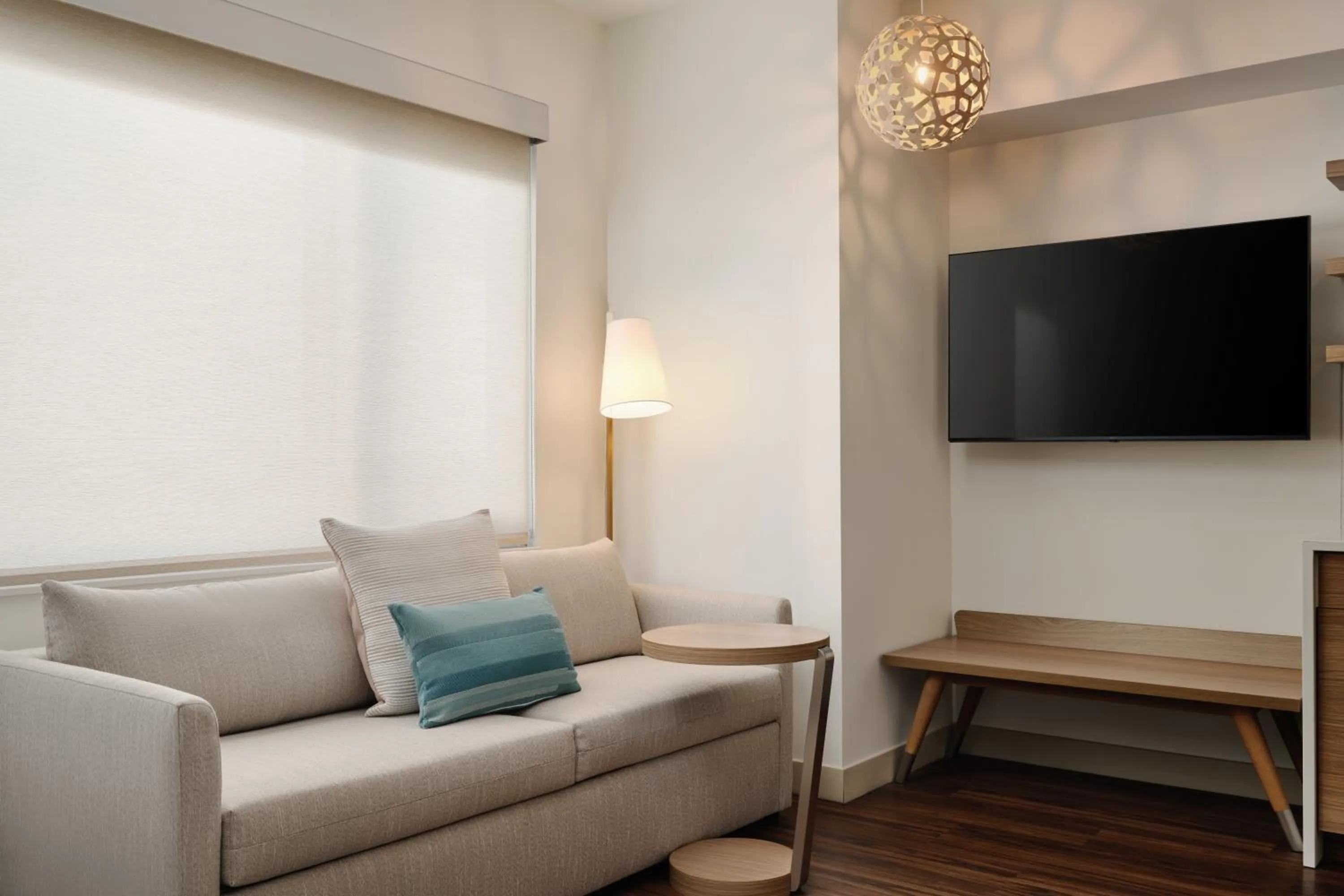 Seating area in Element Pooler Savannah Airport