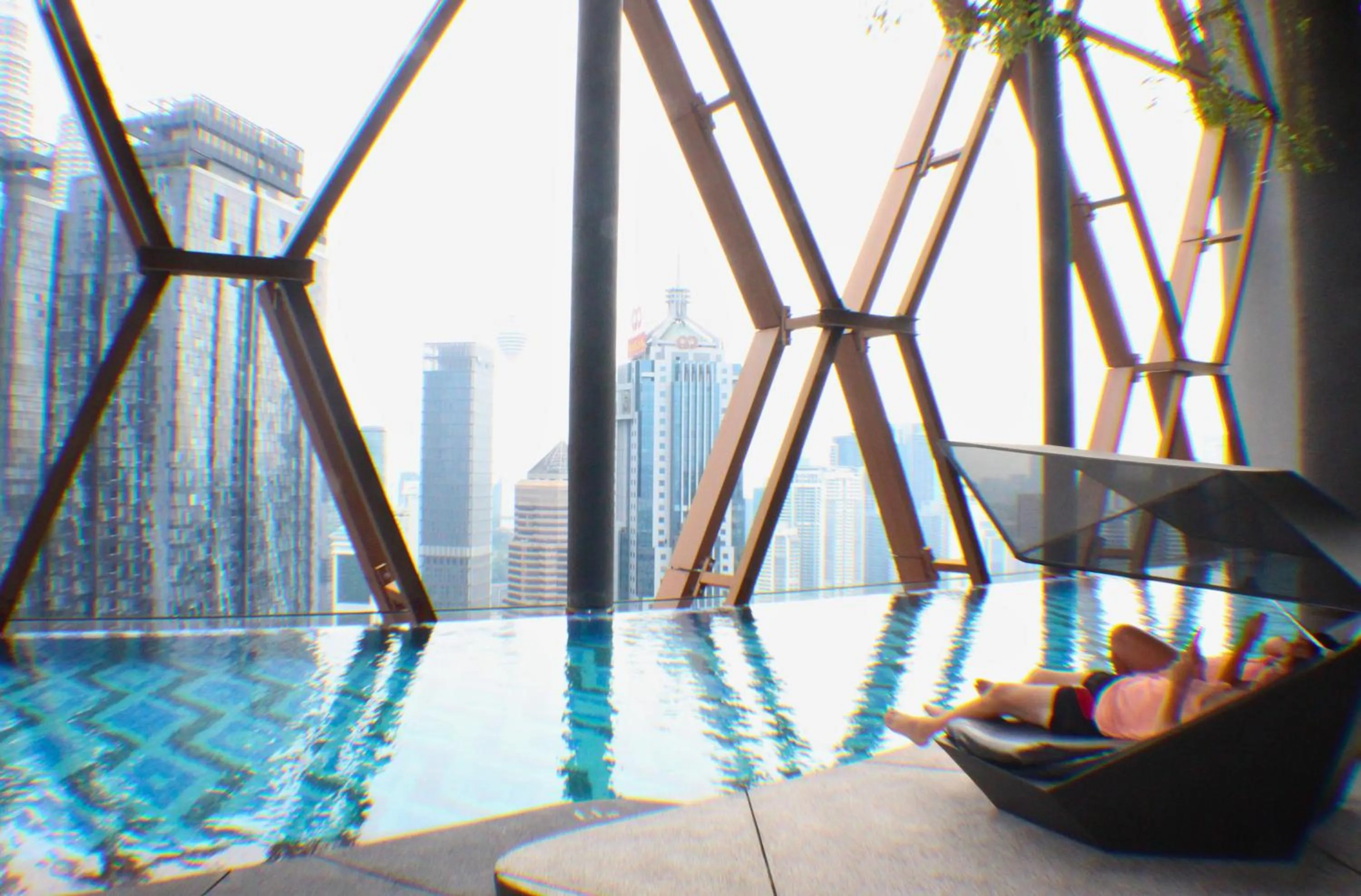 Swimming pool in Scarletz Service Suites KLCC