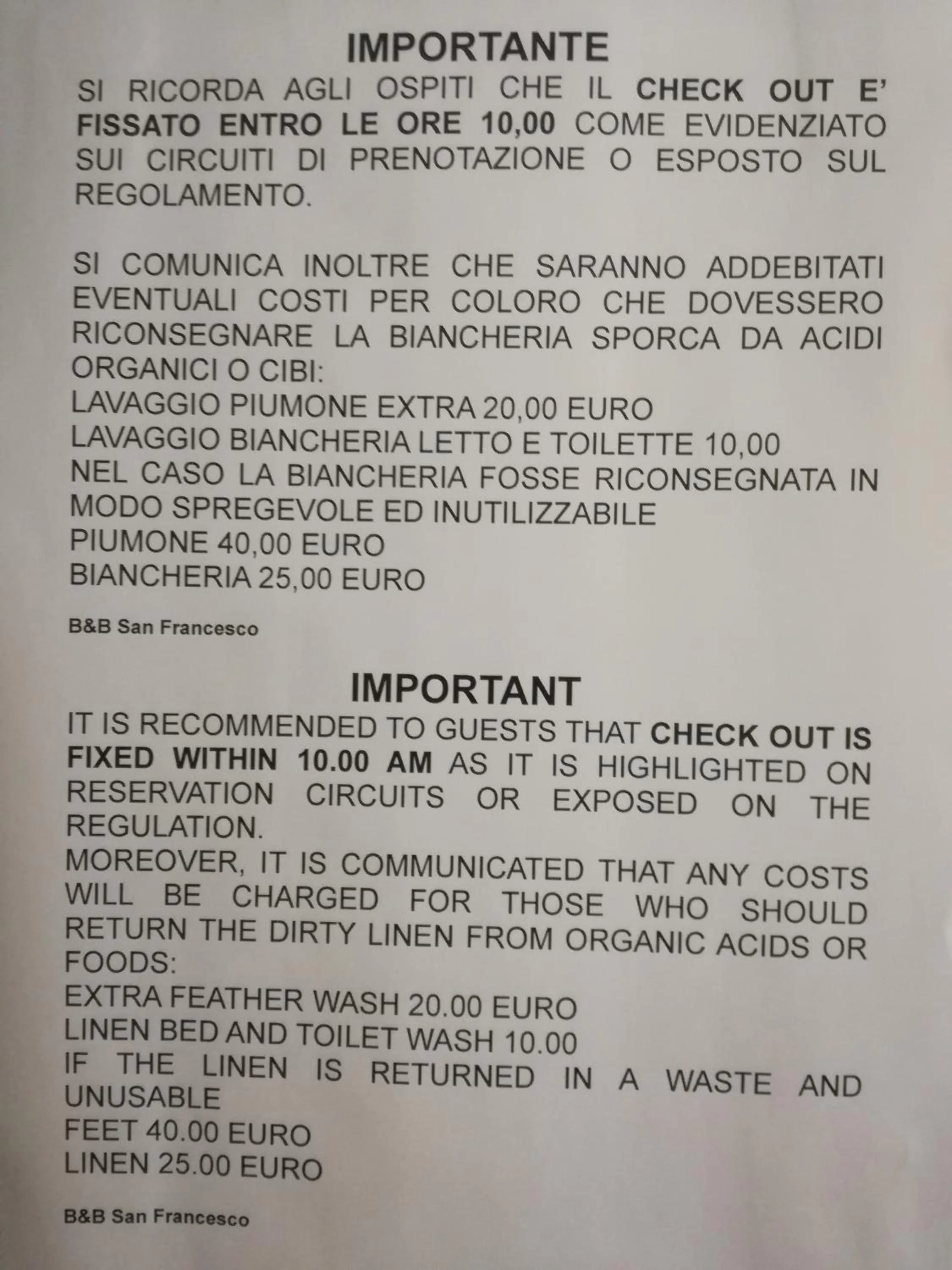 Activities in B&B SAN FRANCESCO Pescara Centro