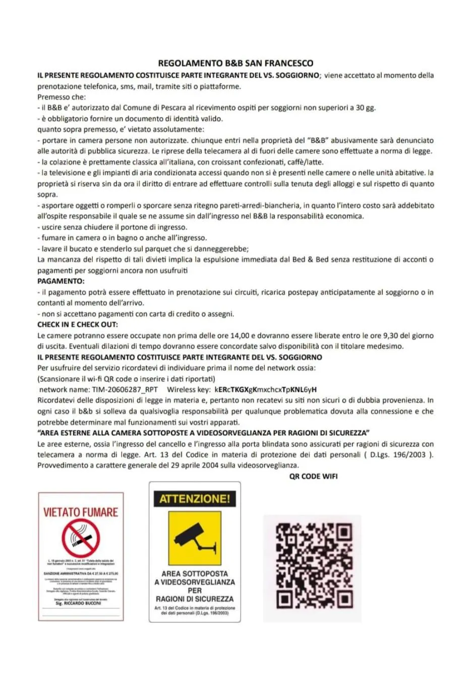 B&B SAN FRANCESCO Pescara Centro