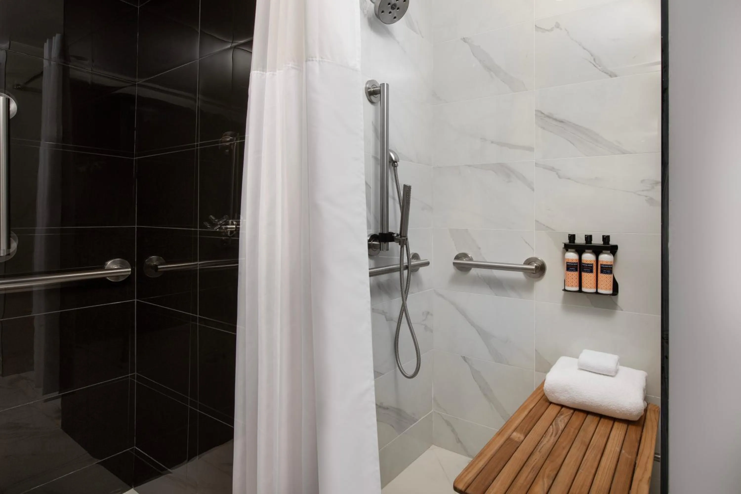 Shower in The Livingston, part of JdV by Hyatt