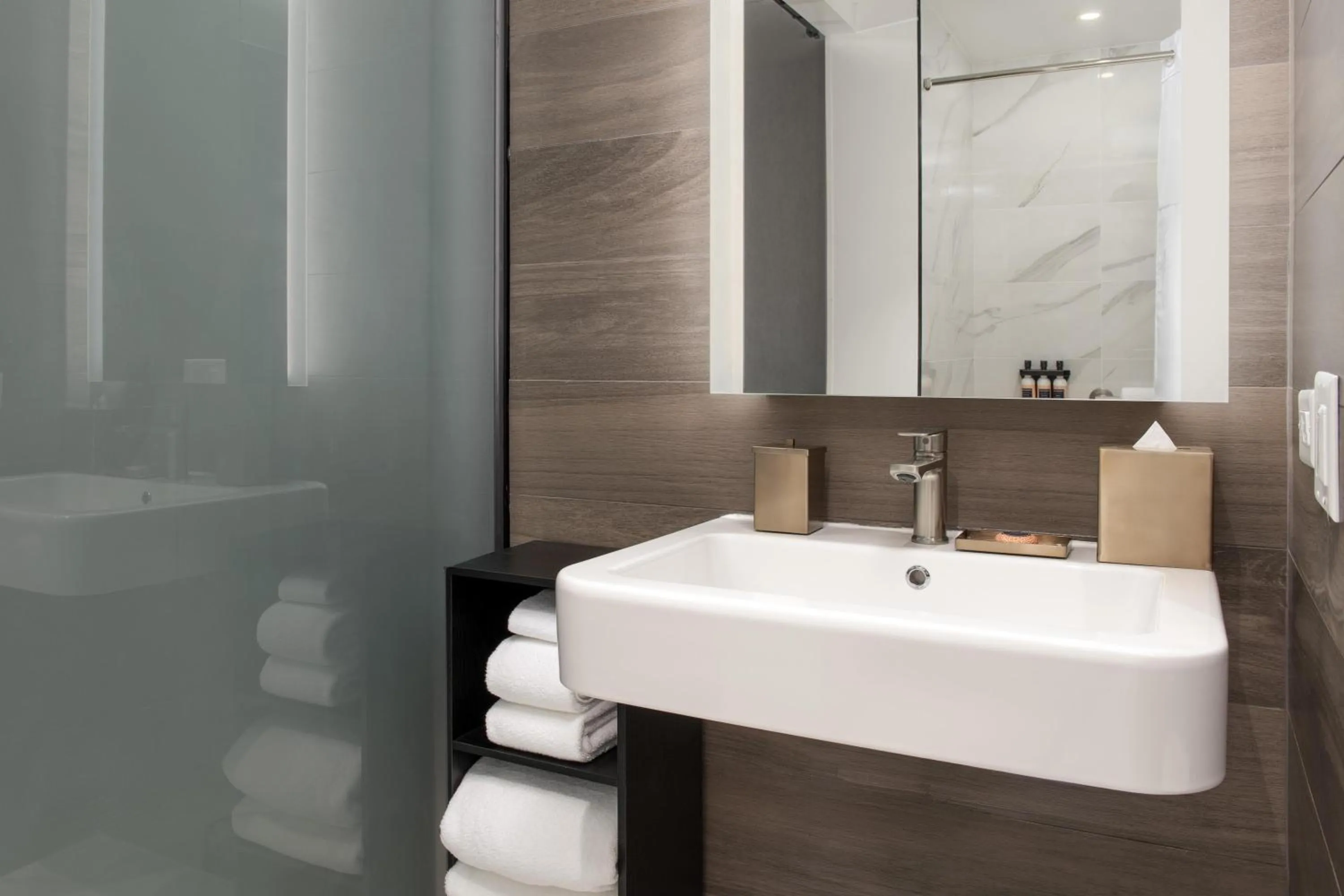 Bathroom in The Livingston, part of JdV by Hyatt
