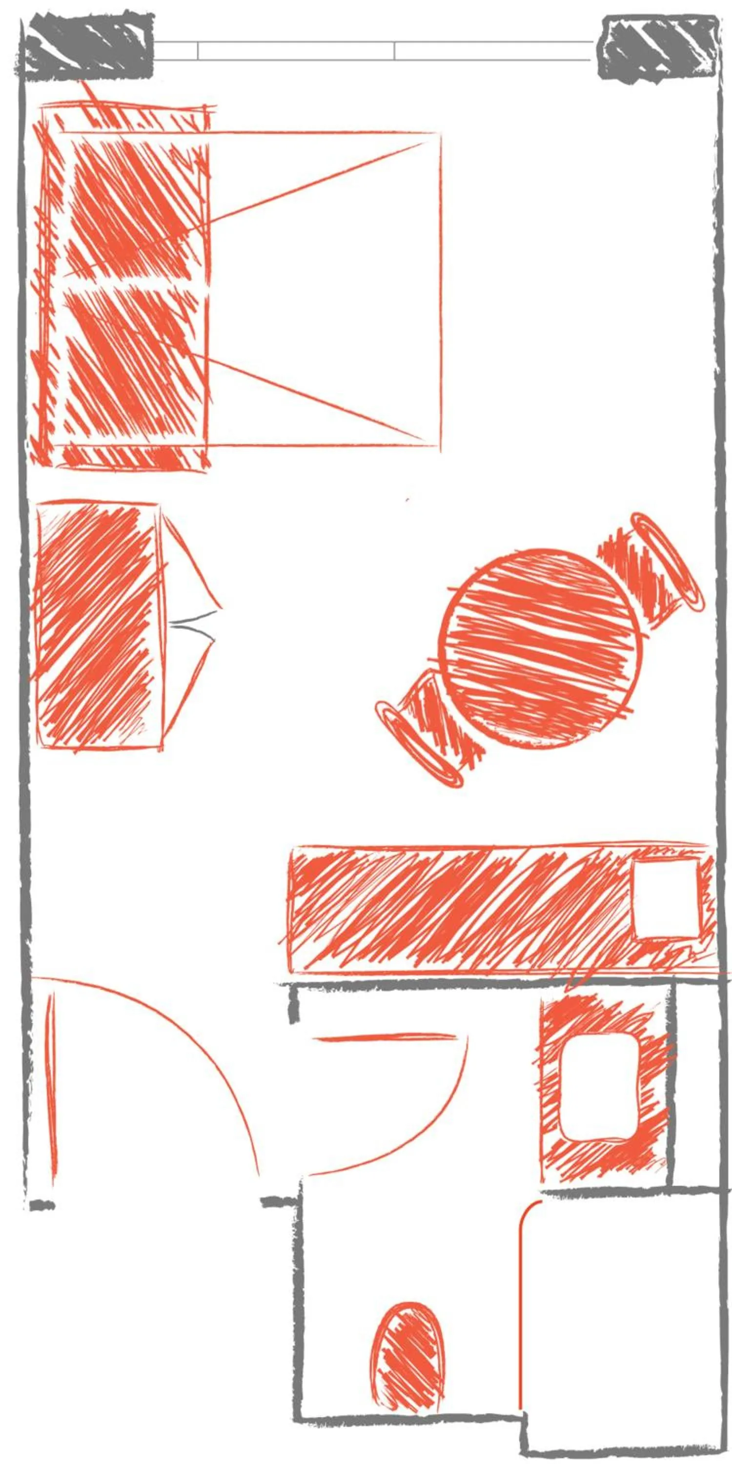 Photo of the whole room in 360 Apartment Hotel Frankfurt