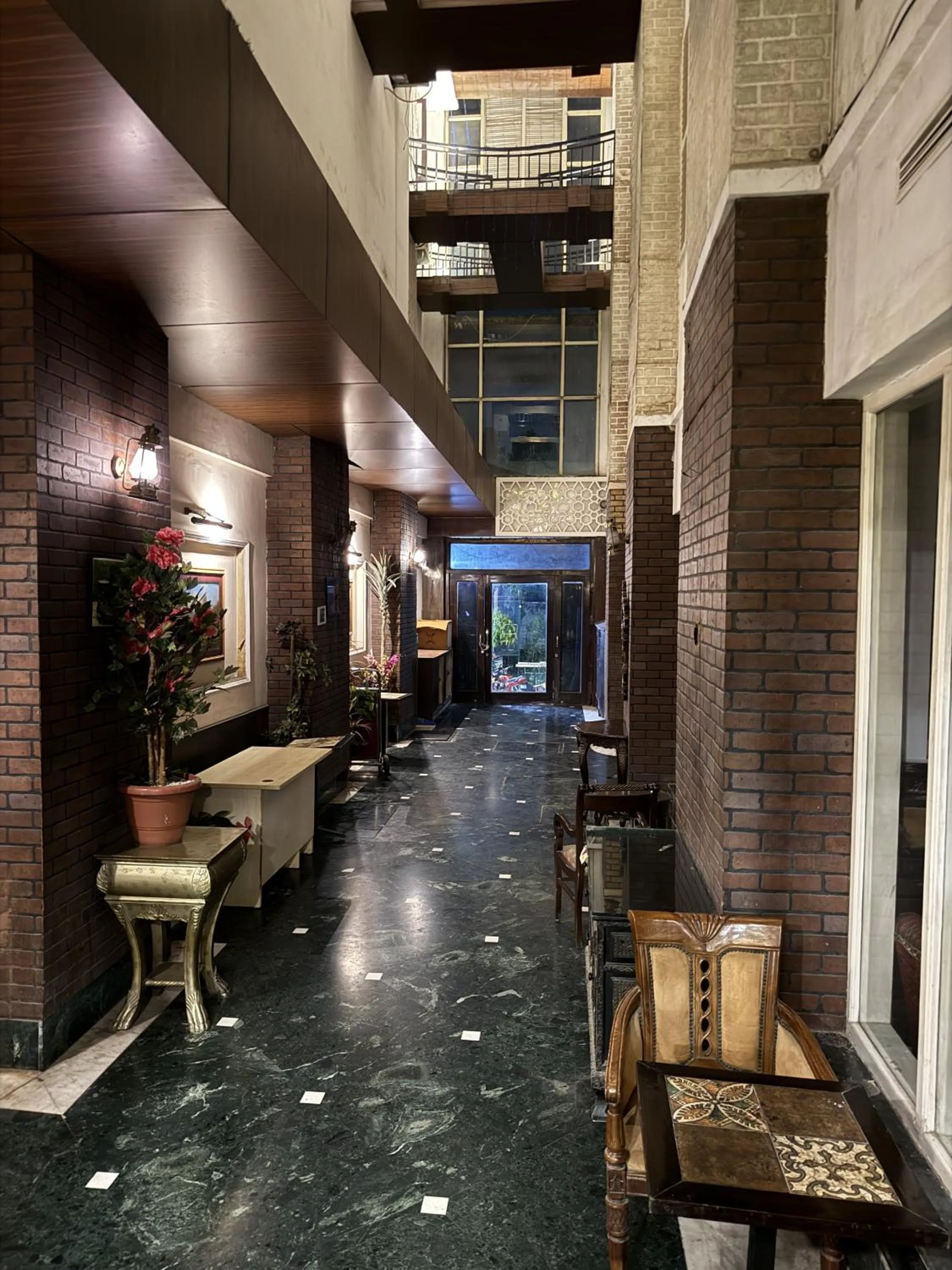 Facade/entrance in Hotel Diplomat Residency