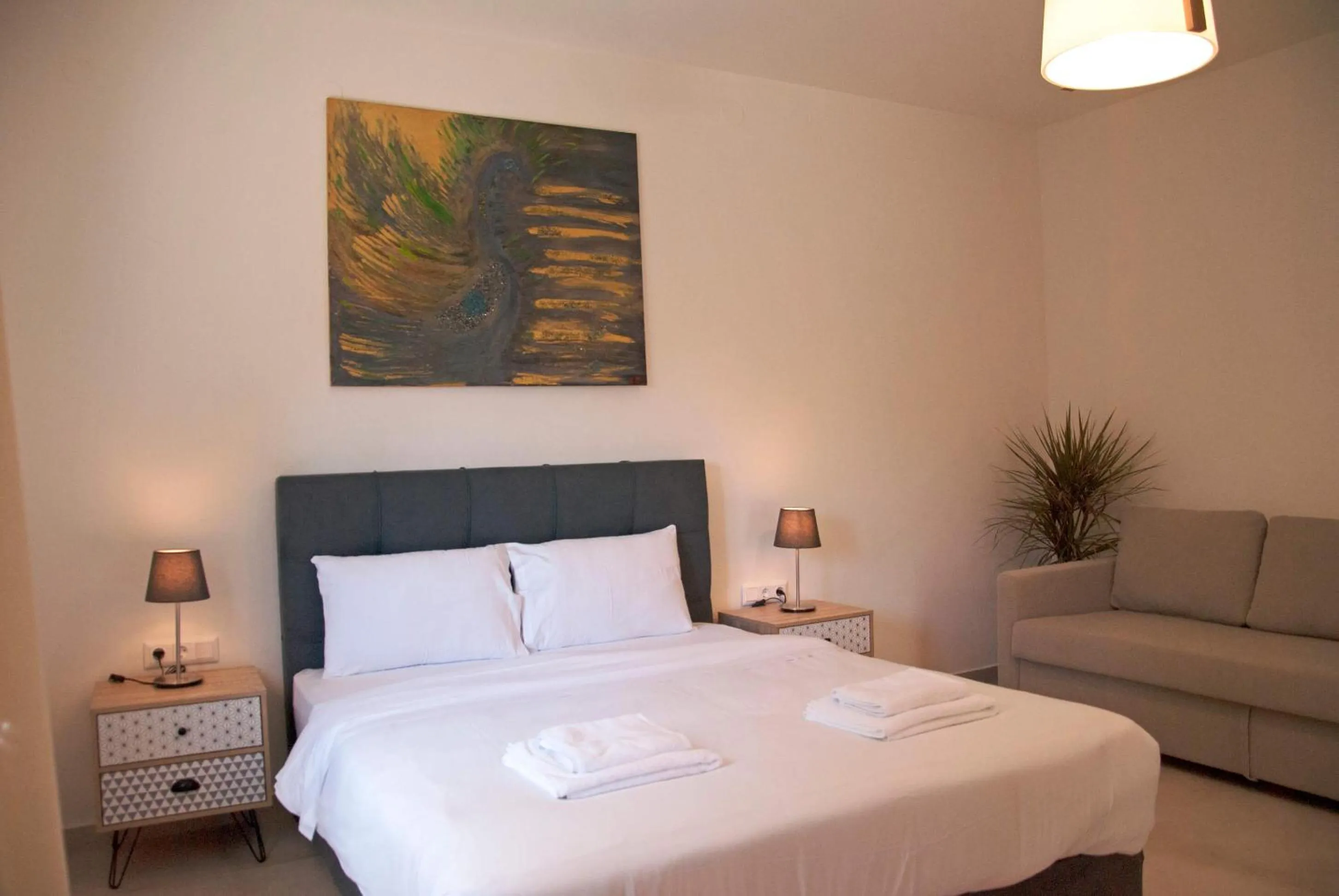 Bed in Angelbay Bungalows