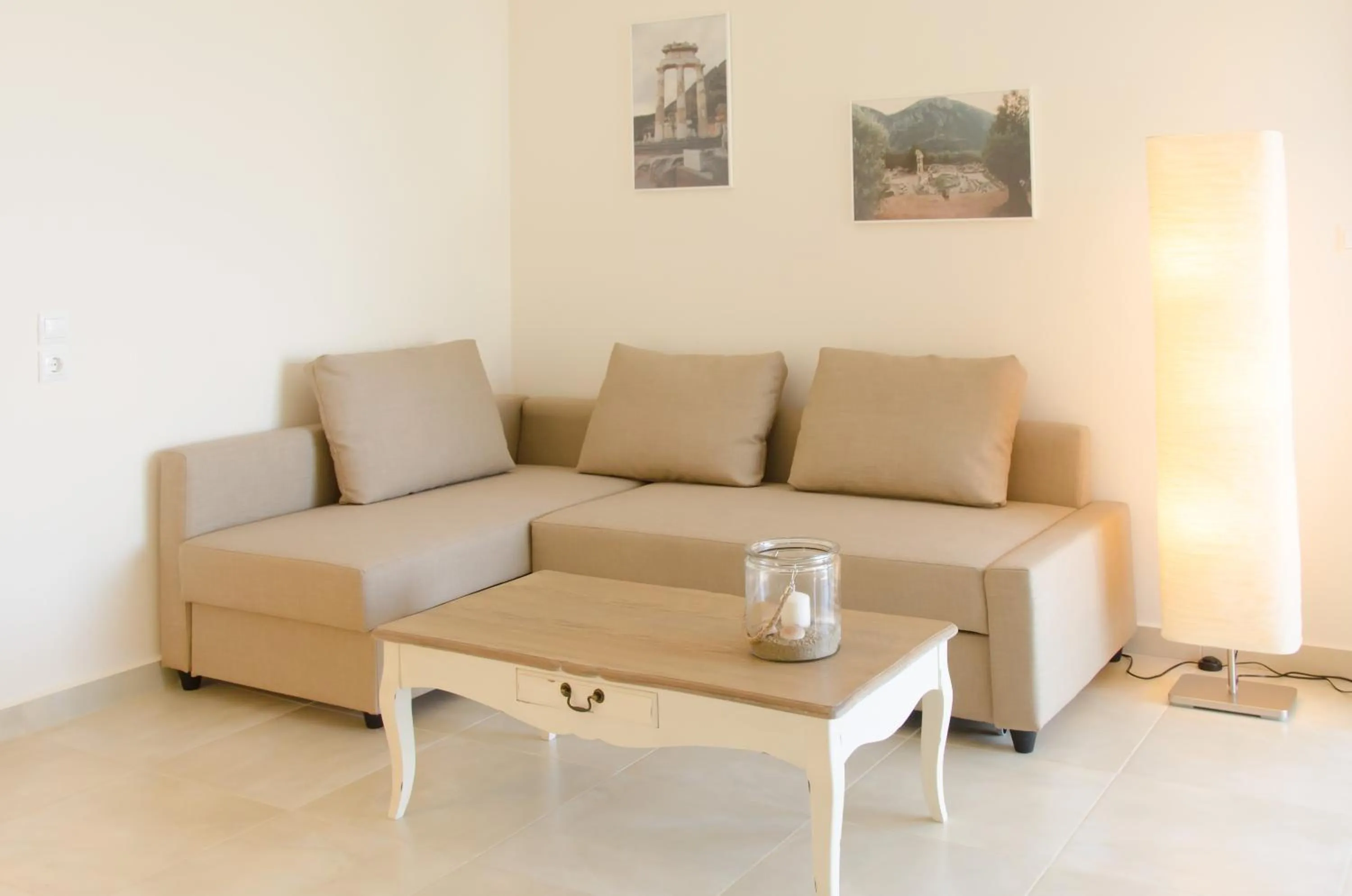 Living room in Angelbay Bungalows