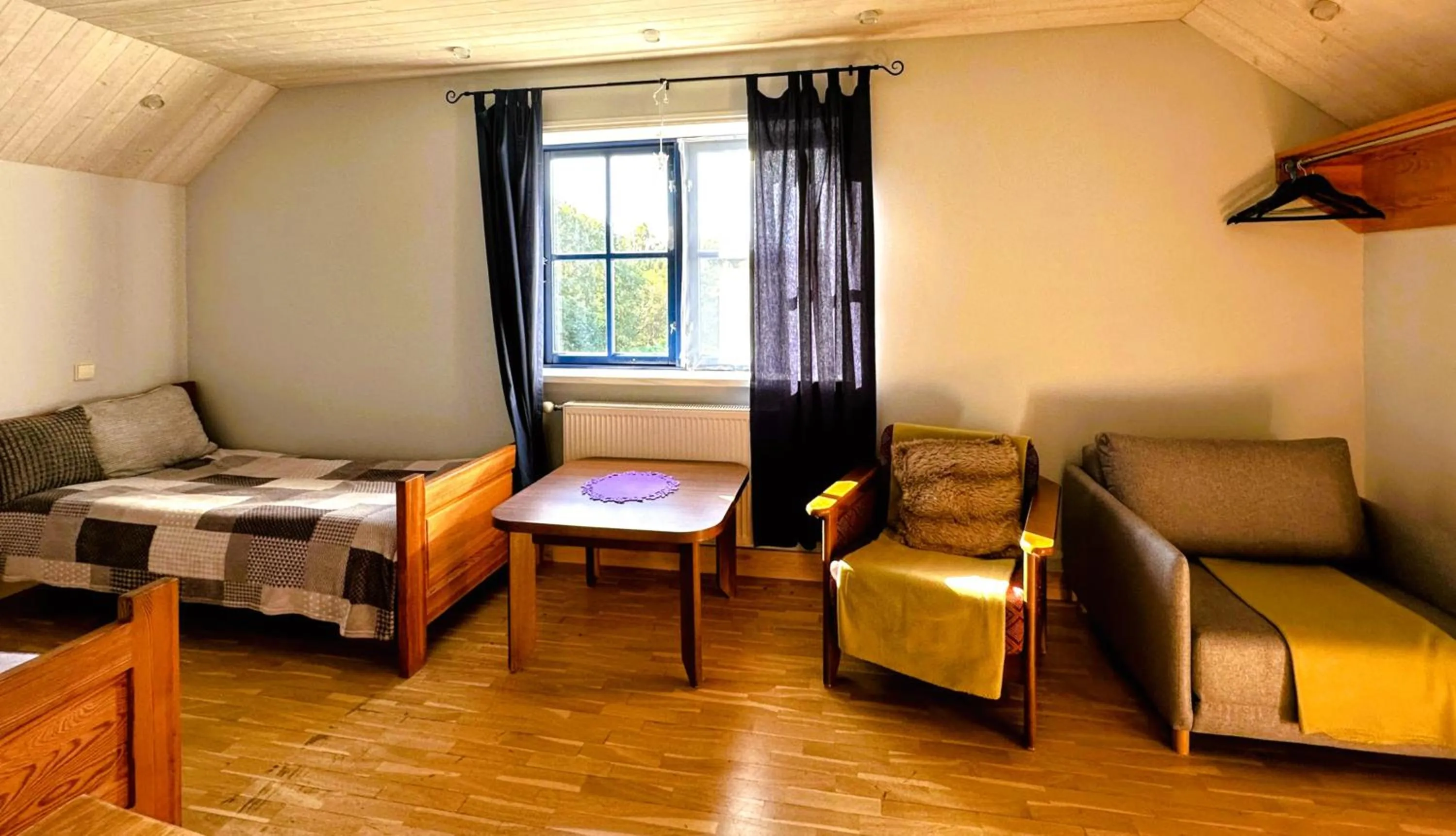 Bed in North Lake Villa Plateliai