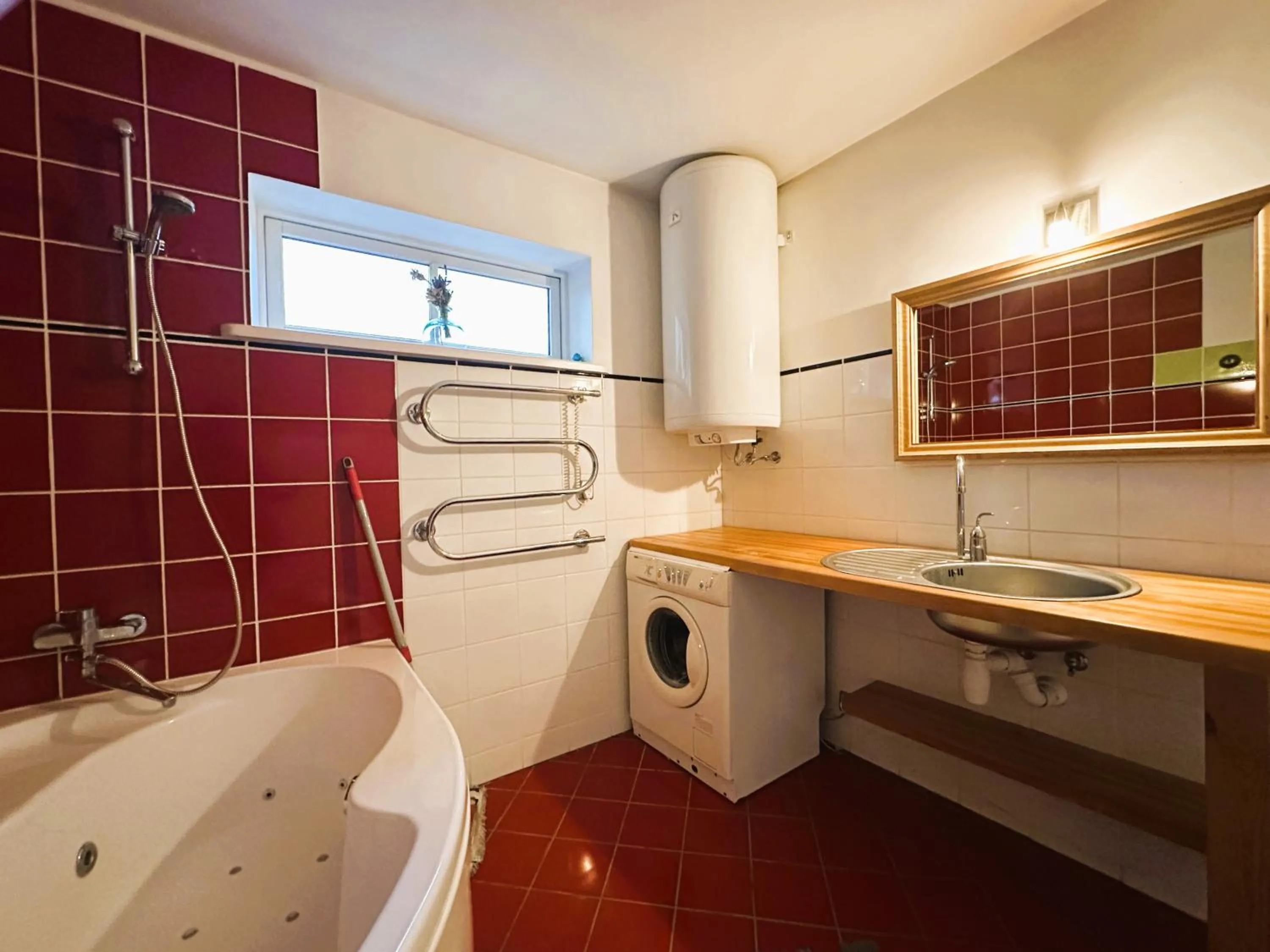 Bathroom in North Lake Villa Plateliai