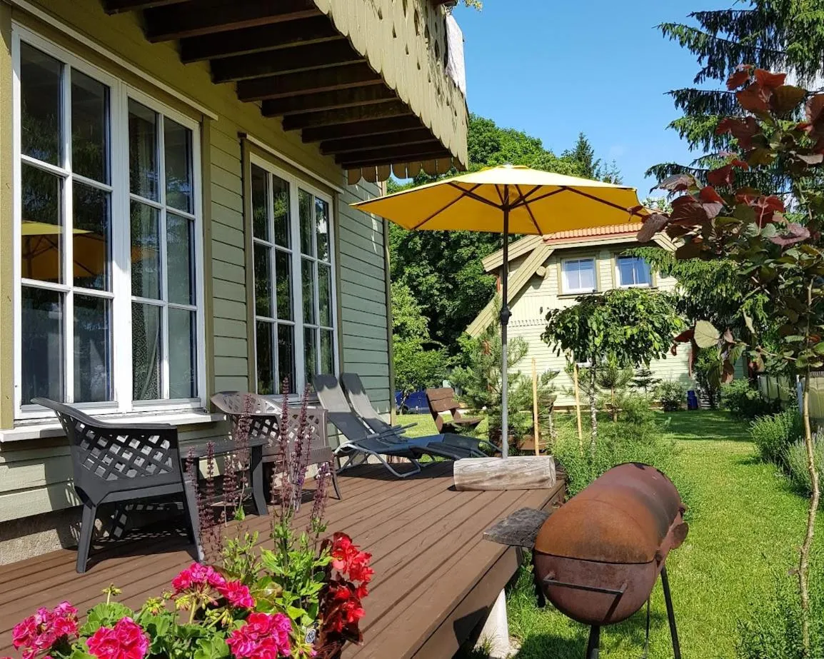 Patio in North Lake Villa Plateliai