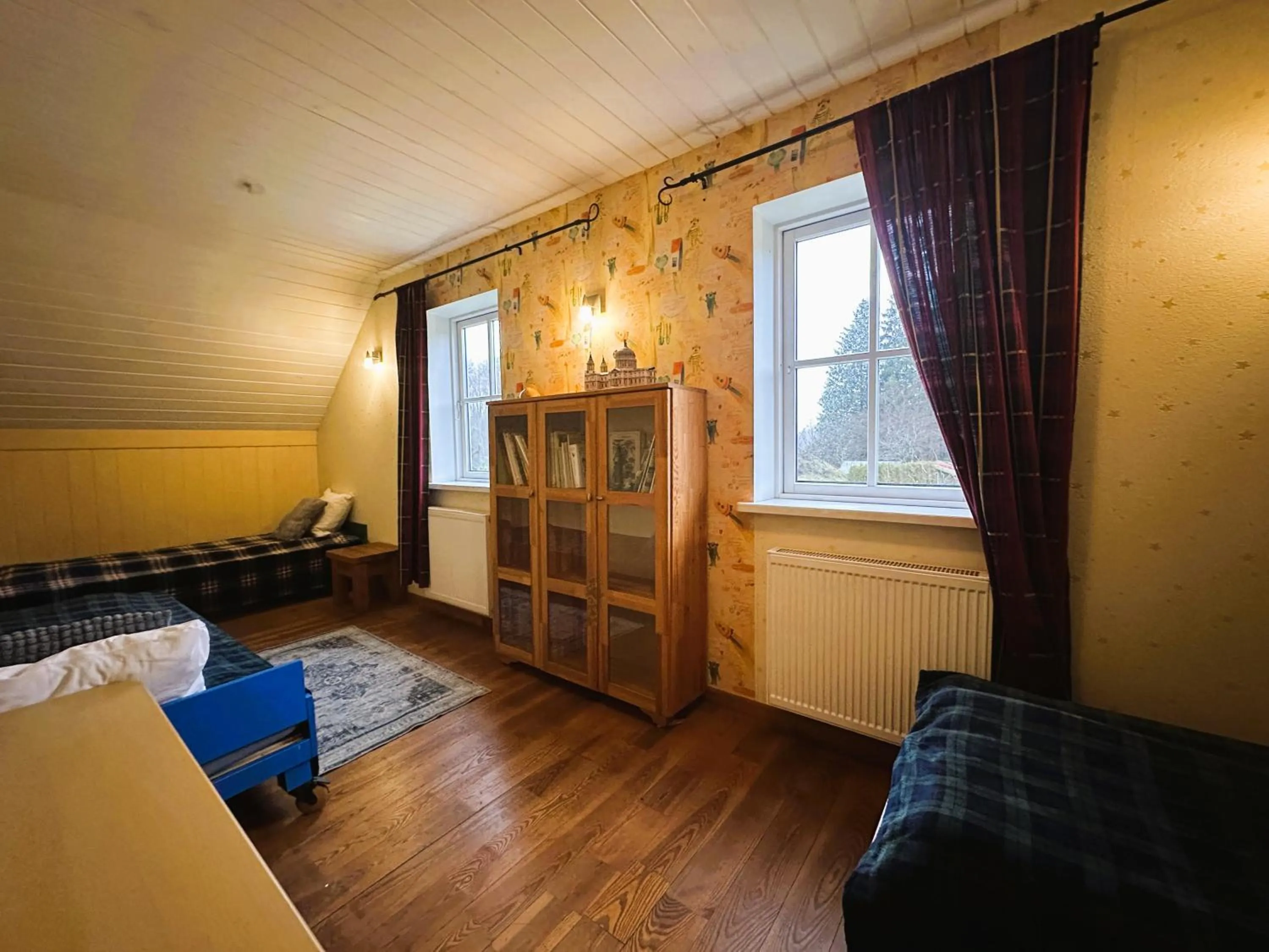 Bed in North Lake Villa Plateliai