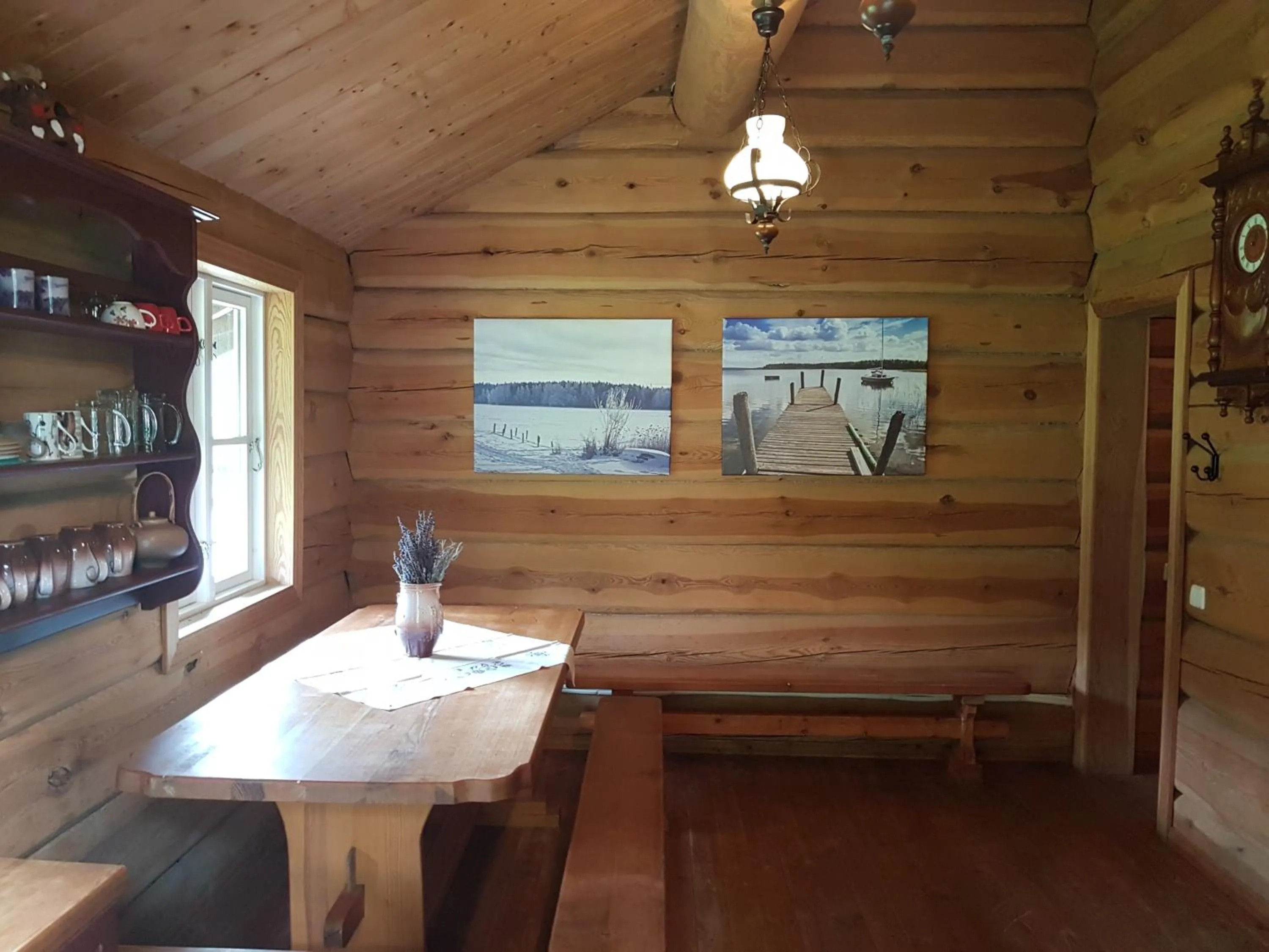 Sauna in North Lake Villa Plateliai