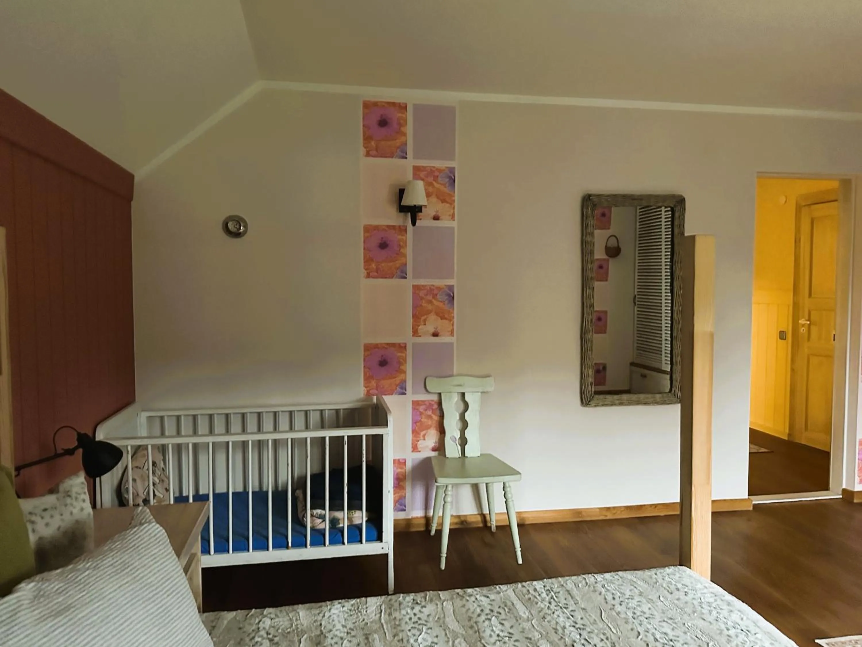 Bed in North Lake Villa Plateliai