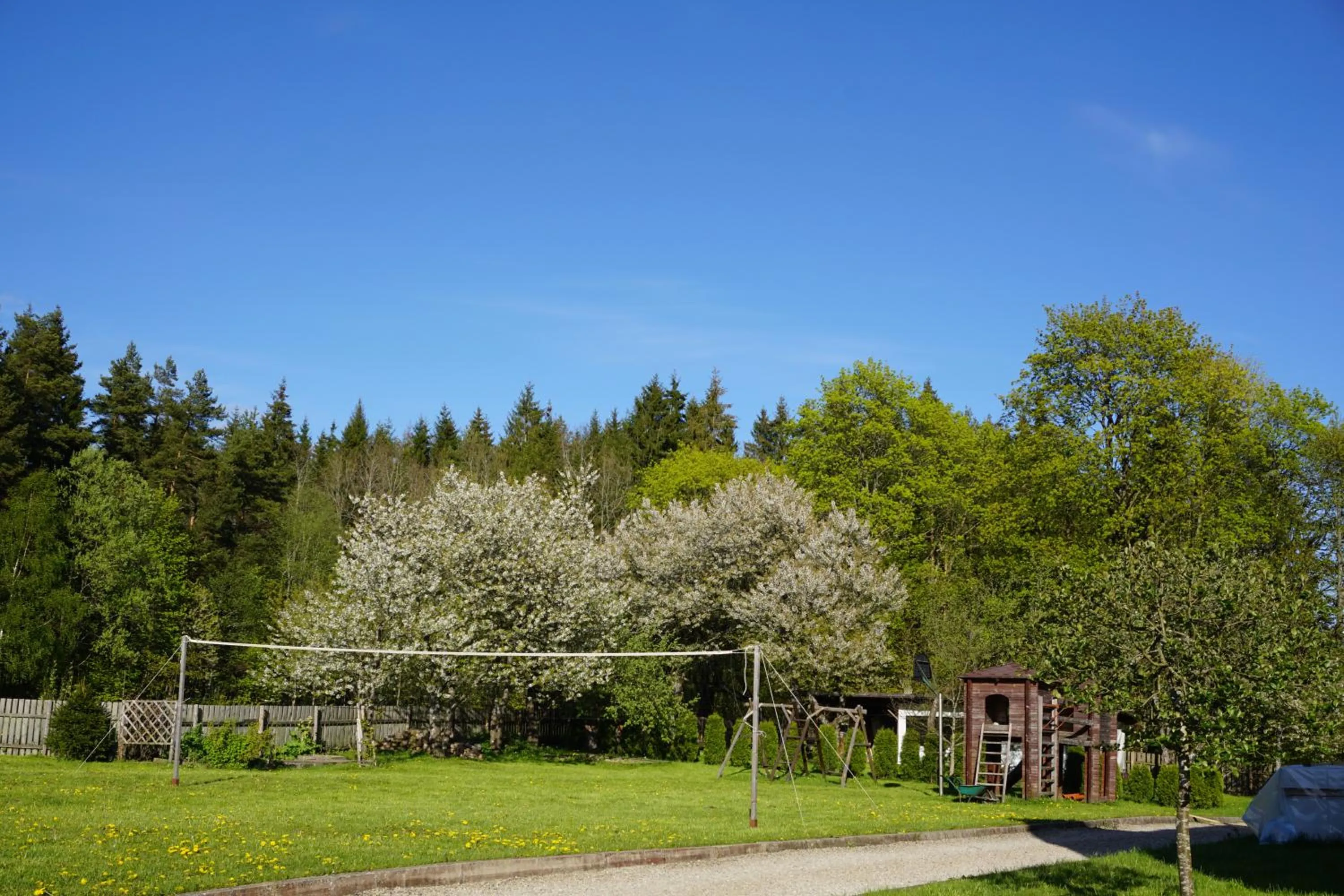 Garden in North Lake Villa Plateliai