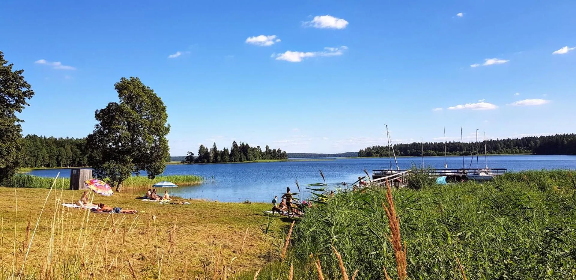 Beach in North Lake Villa Plateliai