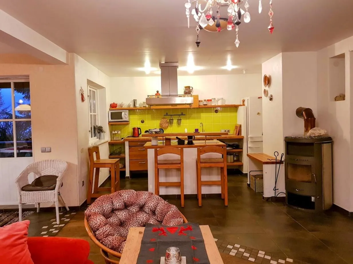 Living room in North Lake Villa Plateliai