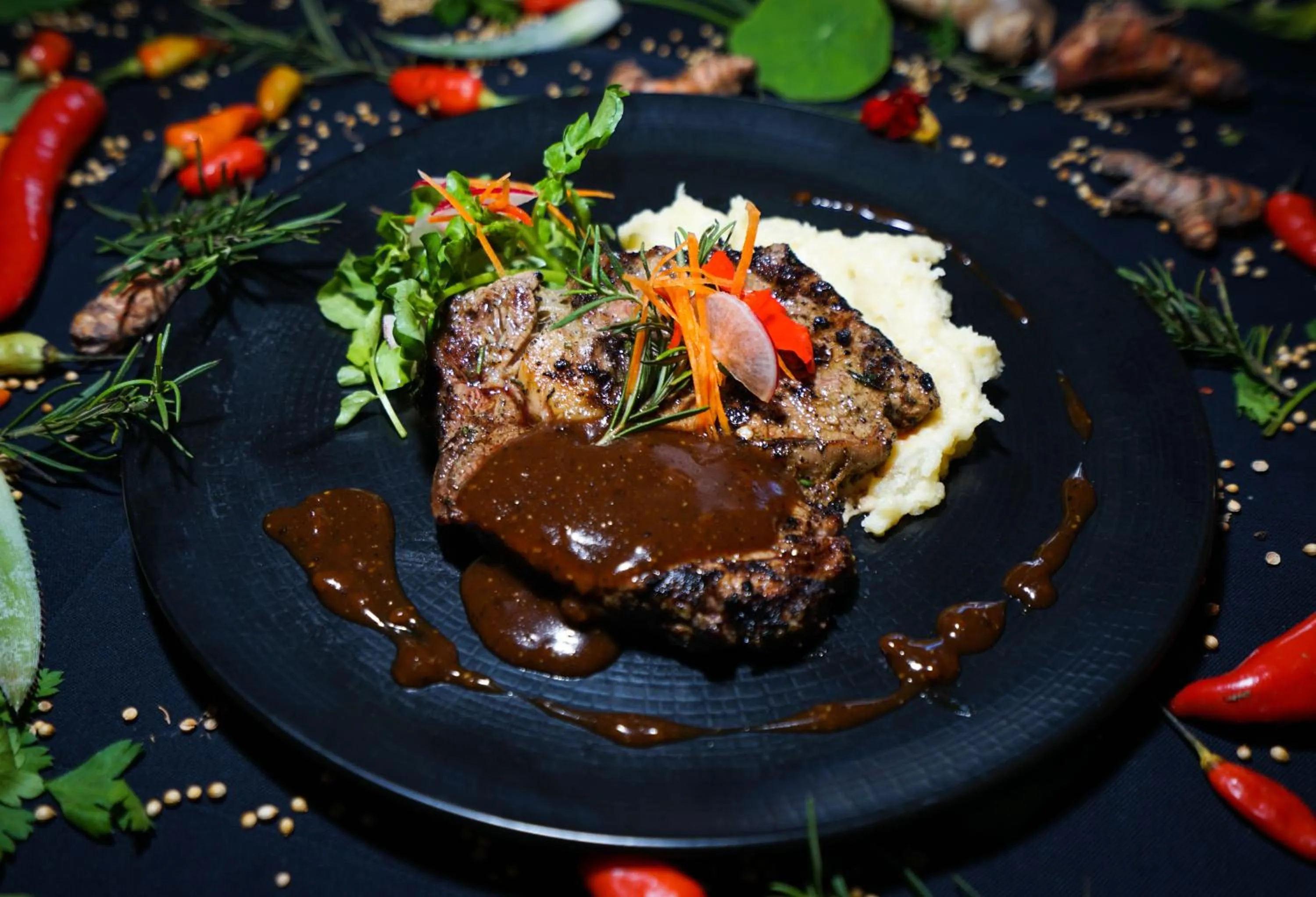 Restaurant/places to eat in Royal Samaja Villas