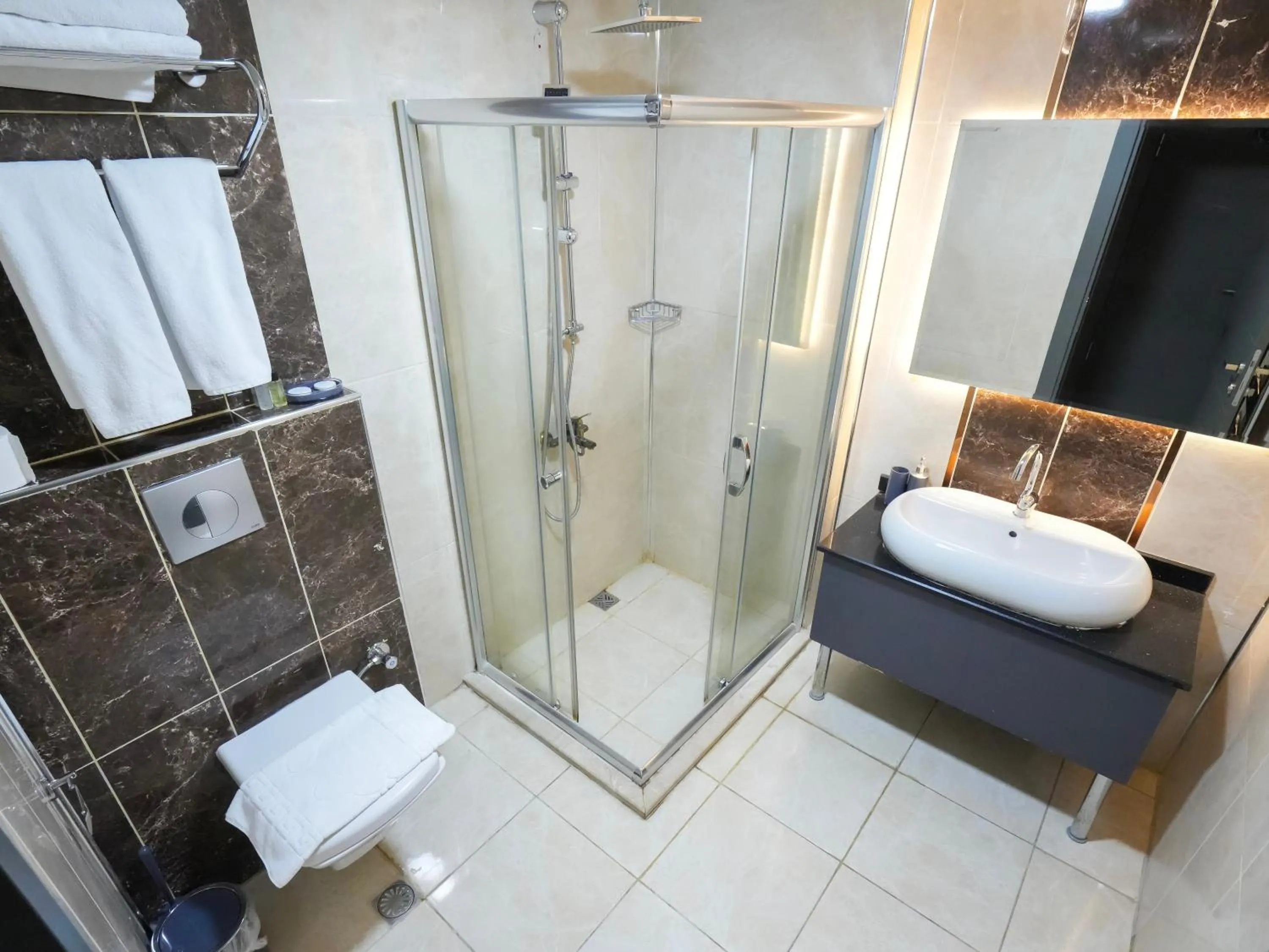 Shower in No 139 Apartments