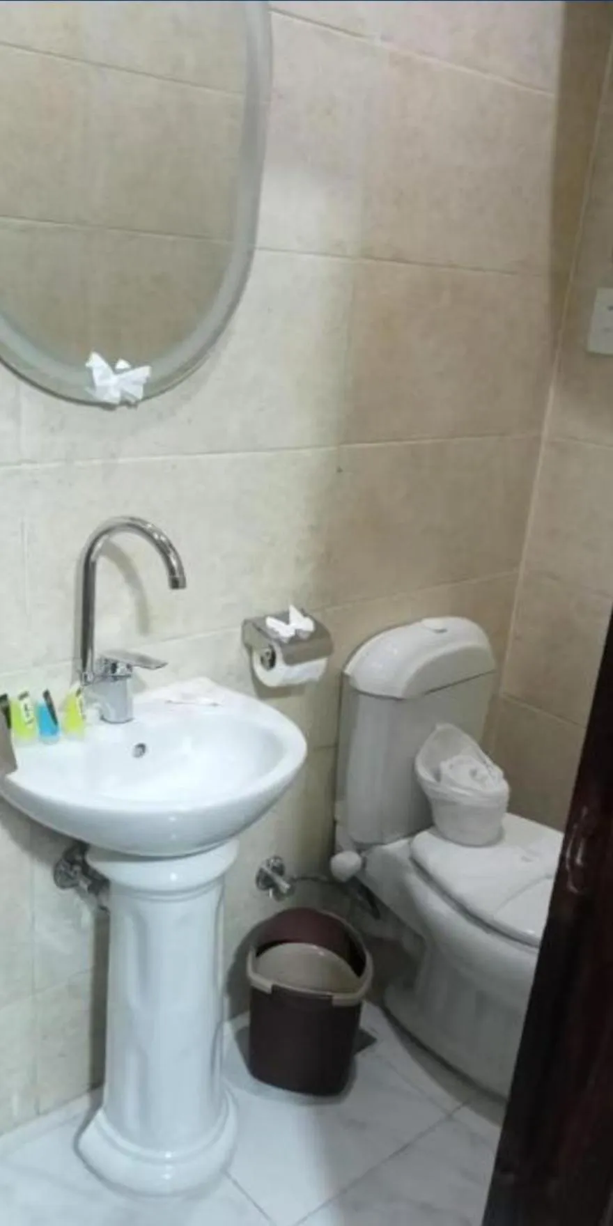 Toilet in Falcon pyramids inn