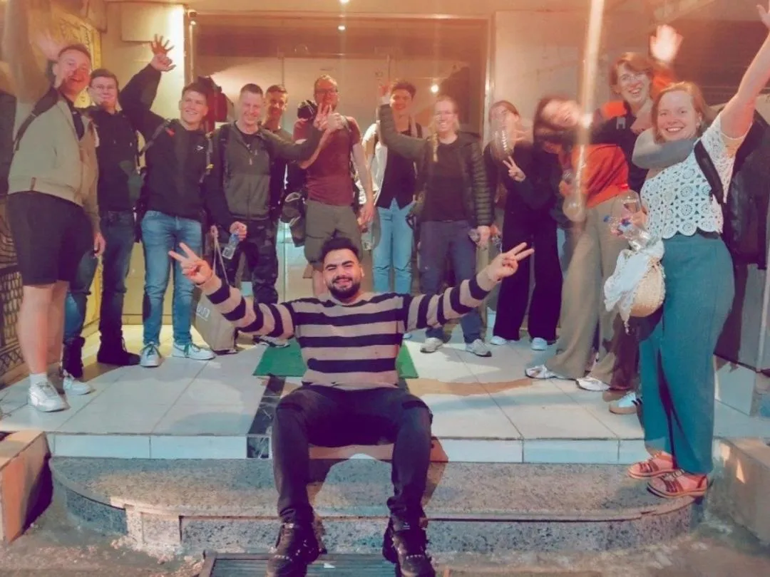 Property building in Falcon pyramids inn