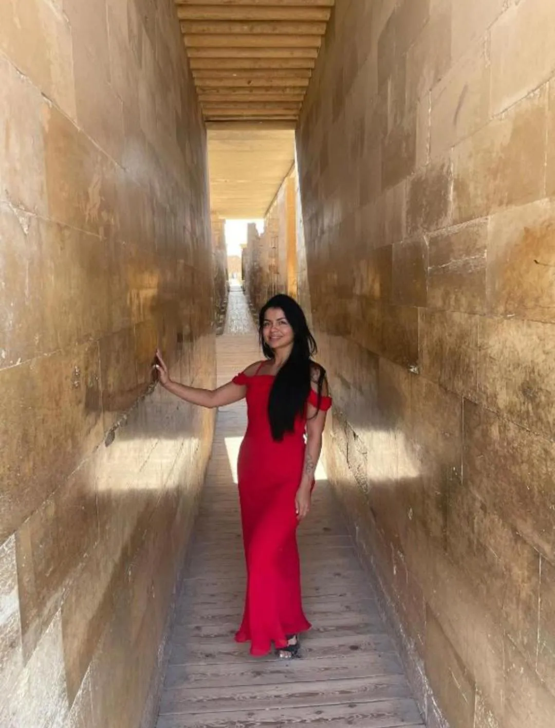 People in Falcon pyramids inn