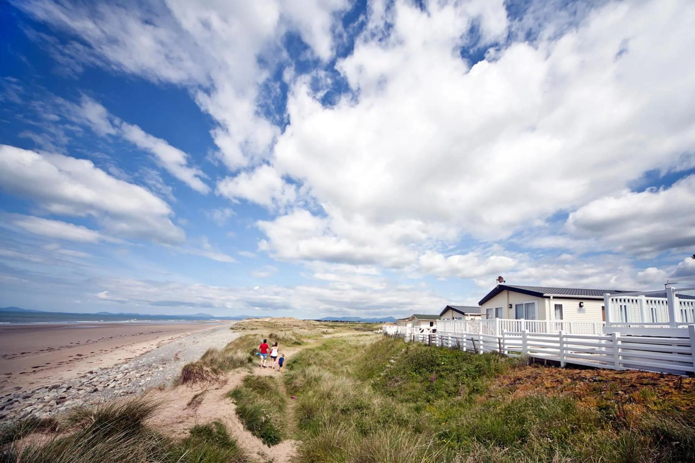 Natural landscape in Barmouth Bay Holiday Park