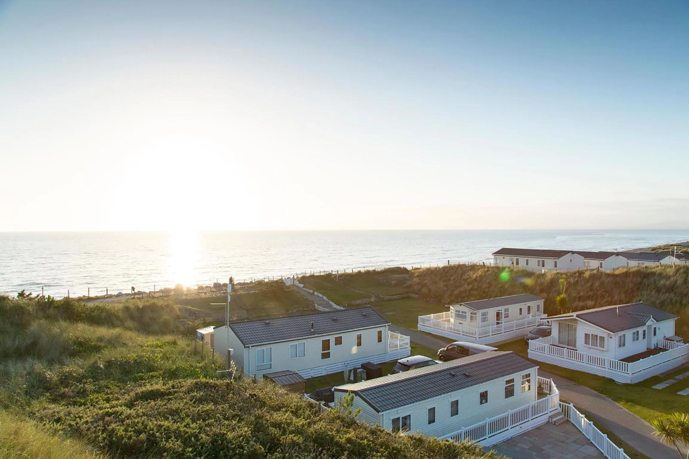 Bird's eye view in Barmouth Bay Holiday Park