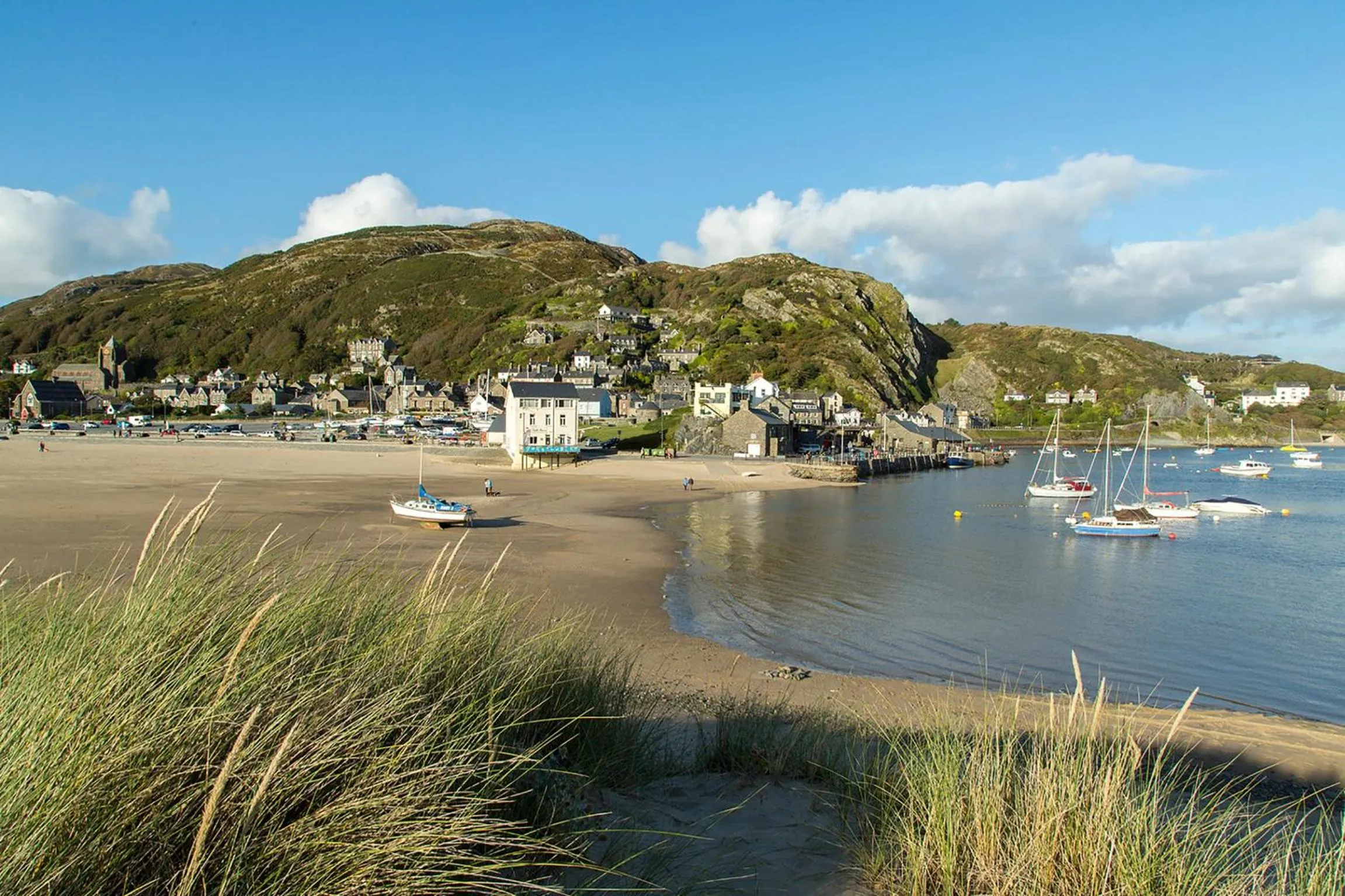 Natural landscape in Barmouth Bay Holiday Park