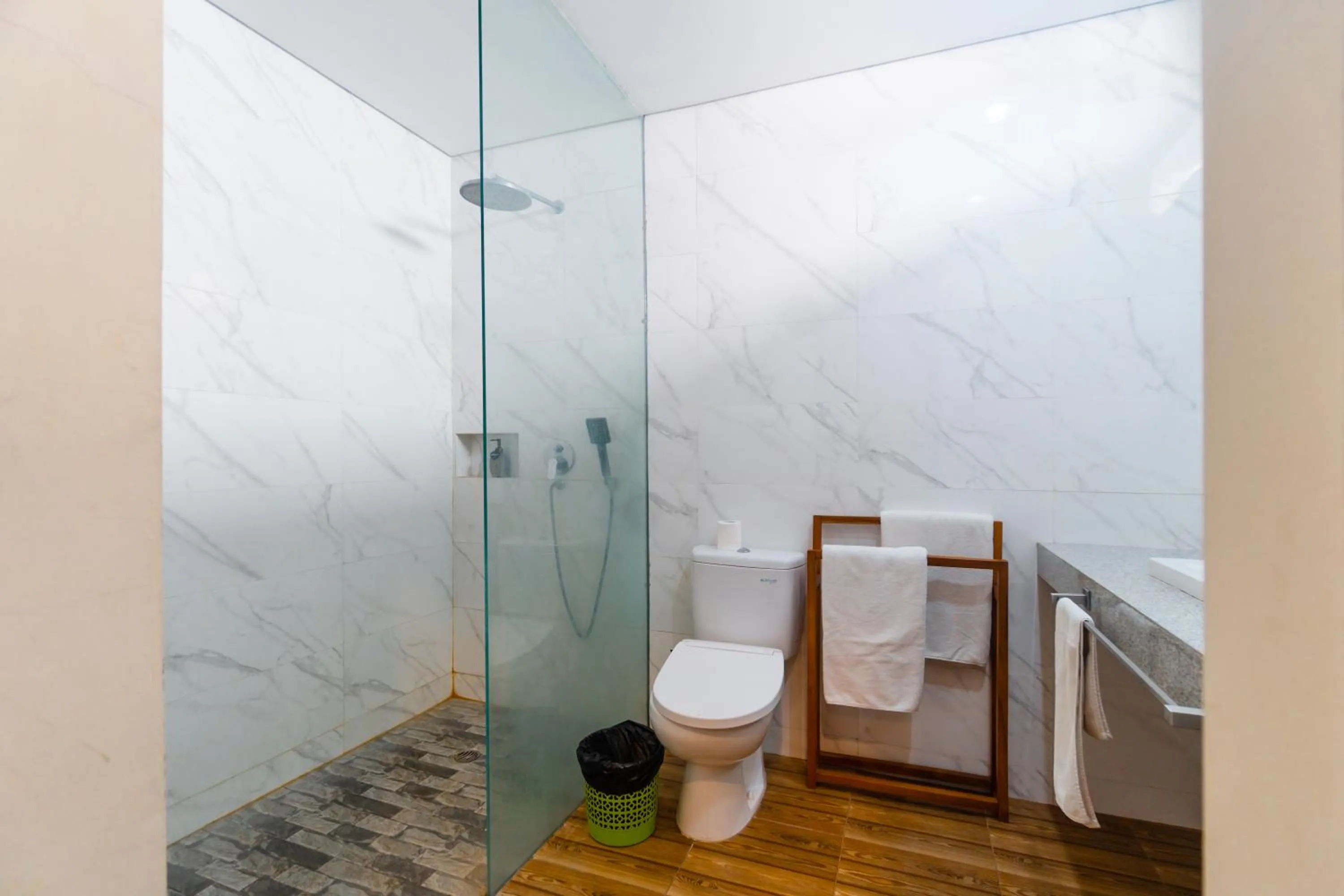 Shower in Villa C31 Seminyak