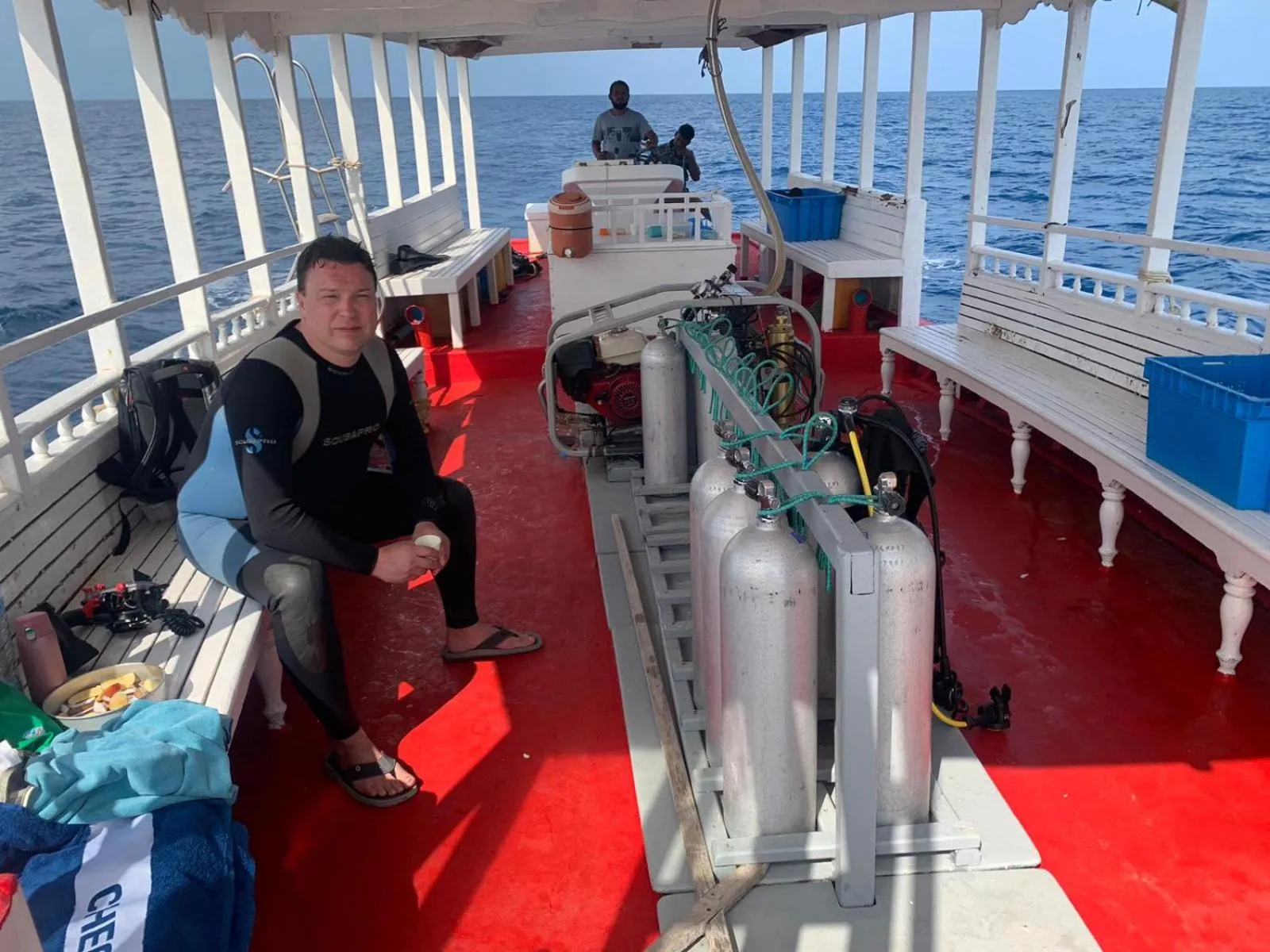 group of guests in Liberty Guesthouse Maldives