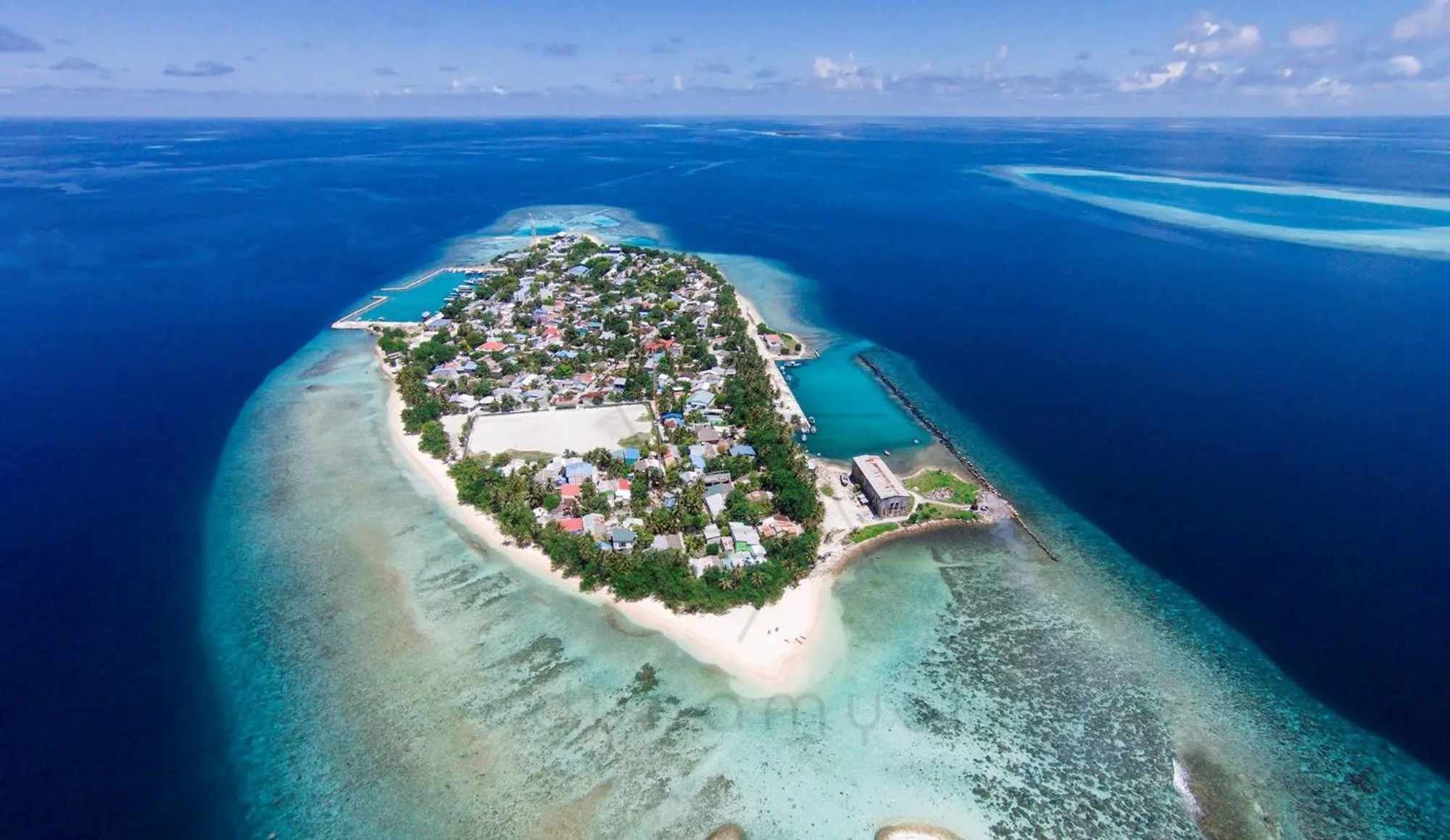 Bird's eye view in Liberty Guesthouse Maldives