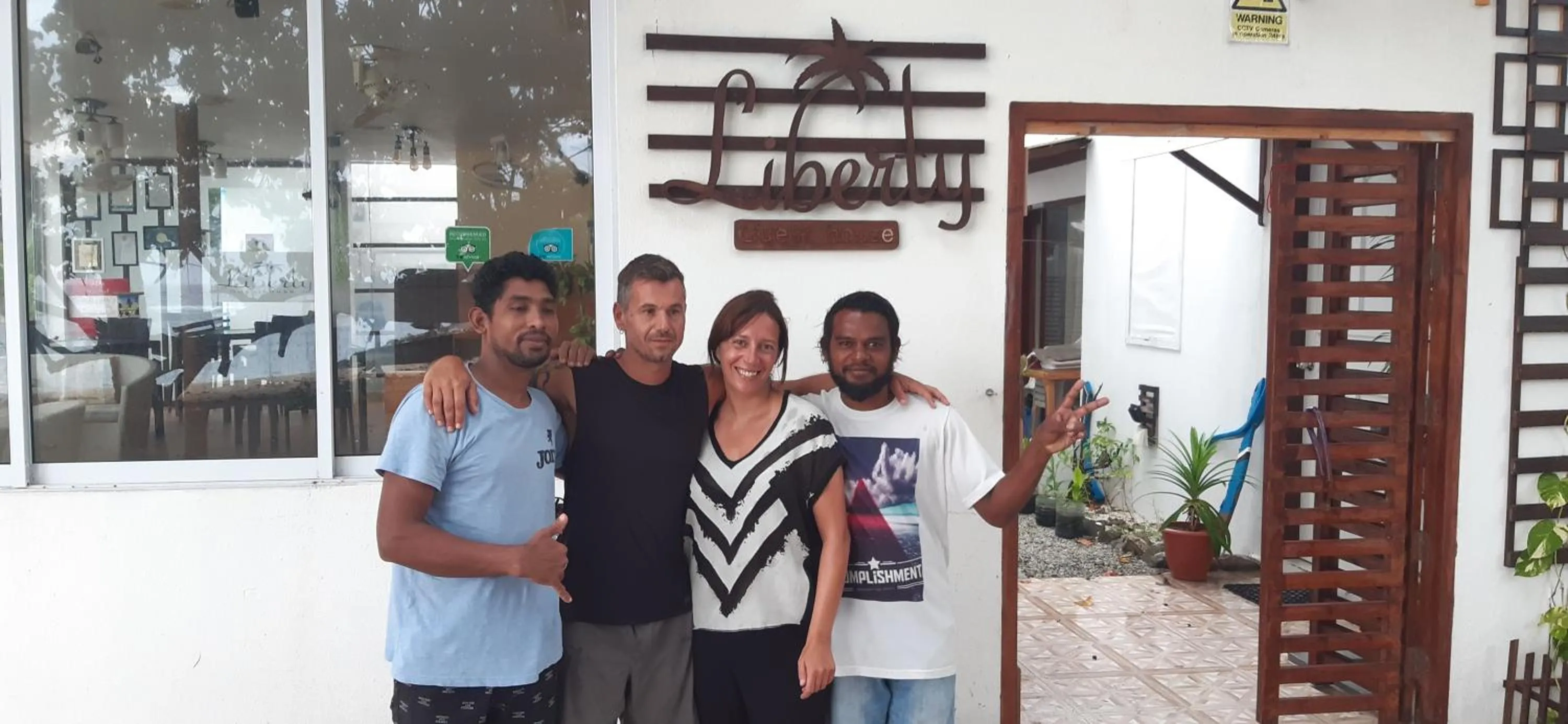 Guests in Liberty Guesthouse Maldives
