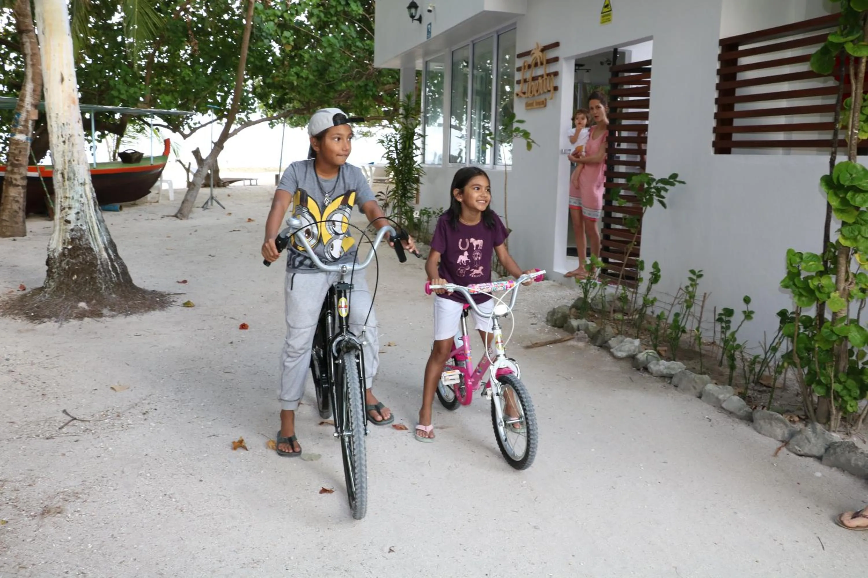 Cycling in Liberty Guesthouse Maldives