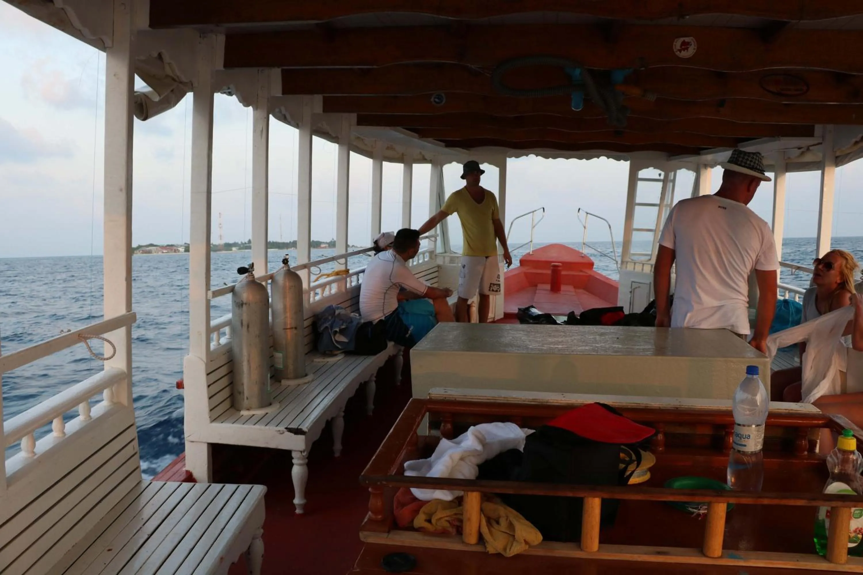 group of guests in Liberty Guesthouse Maldives
