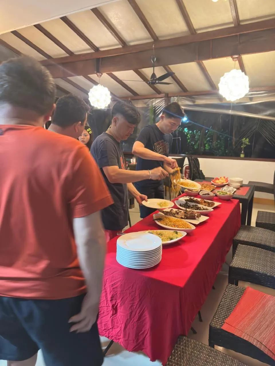 Dinner in Liberty Guesthouse Maldives