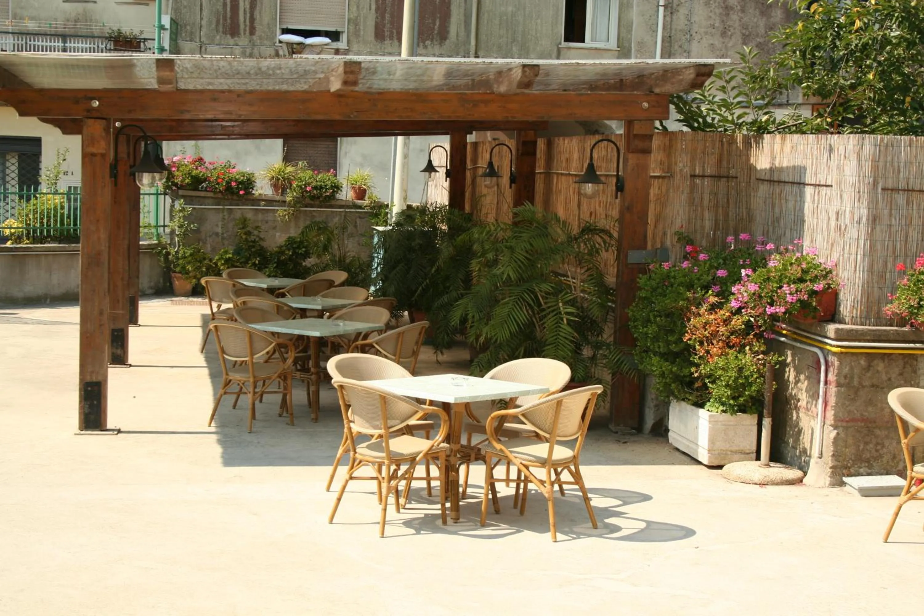 Seating area in Hotel Reginella