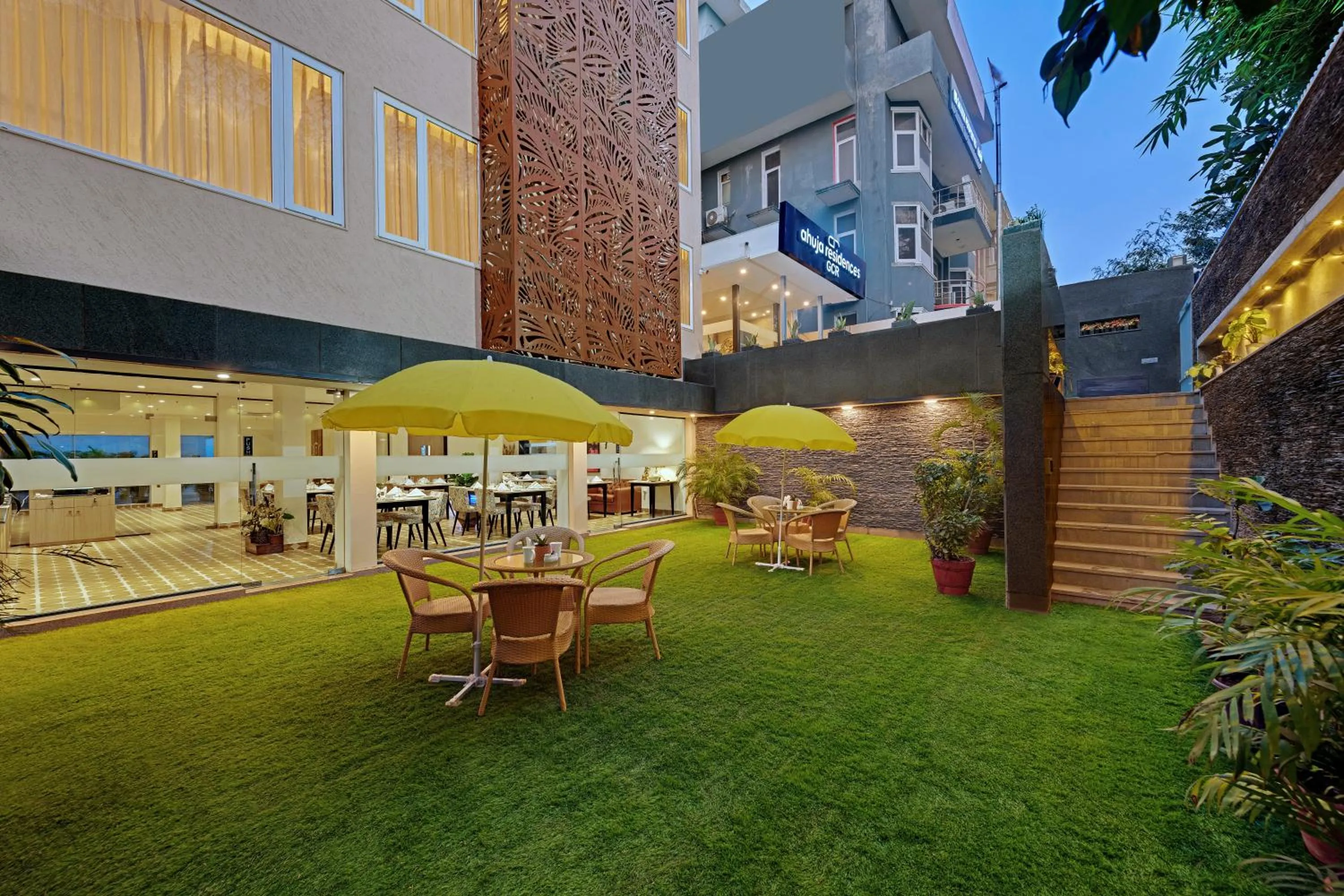 Garden in Ahuja Residency GCR