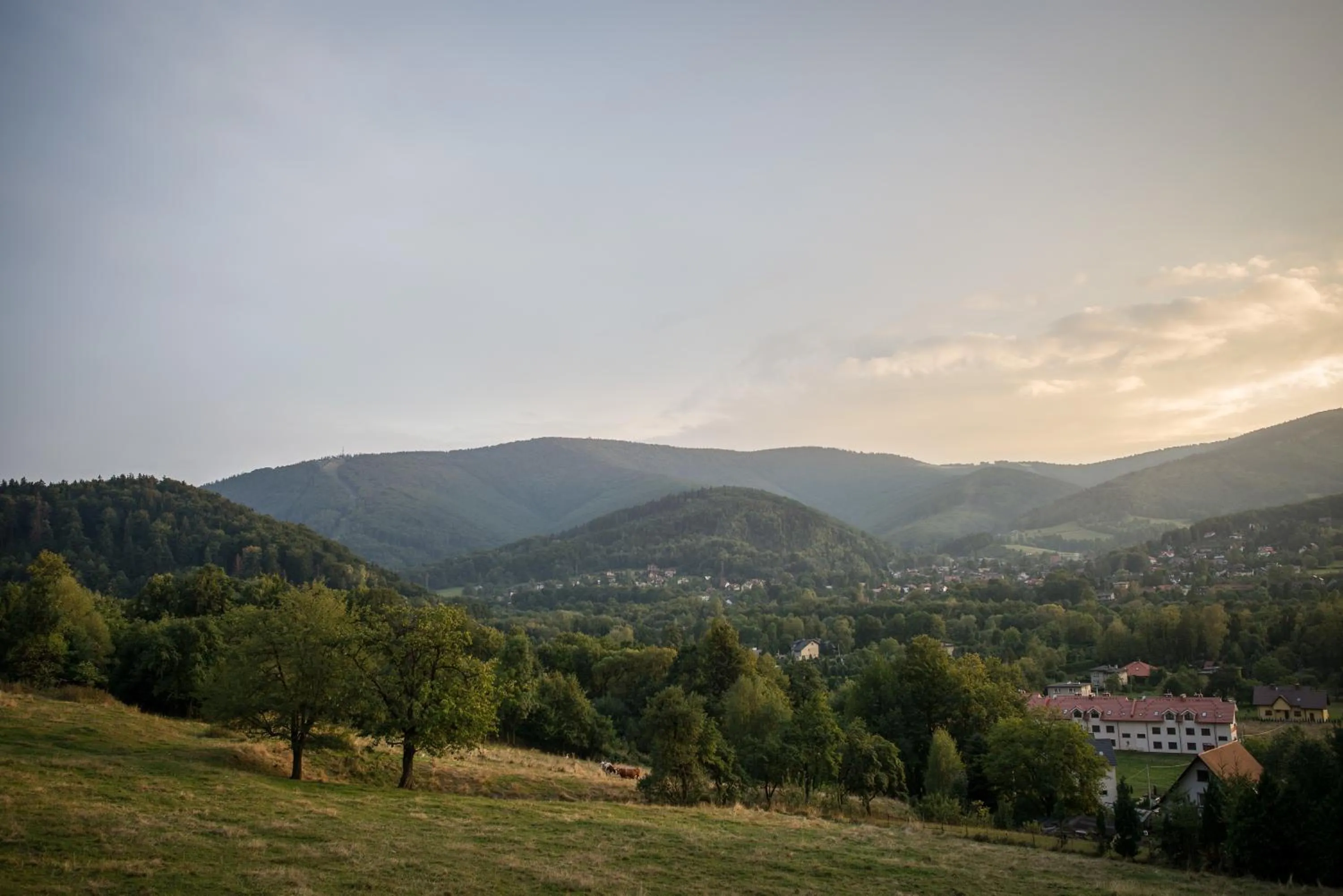 Mountain view in Perła Beskidu
