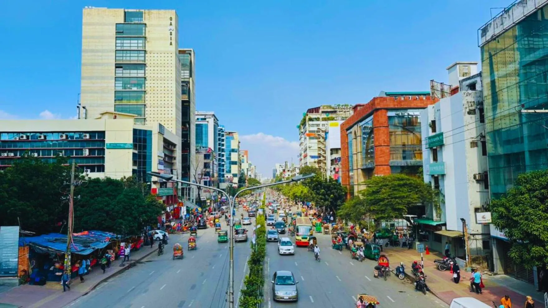 City view in The Ambassador Hotel Dhanmondi