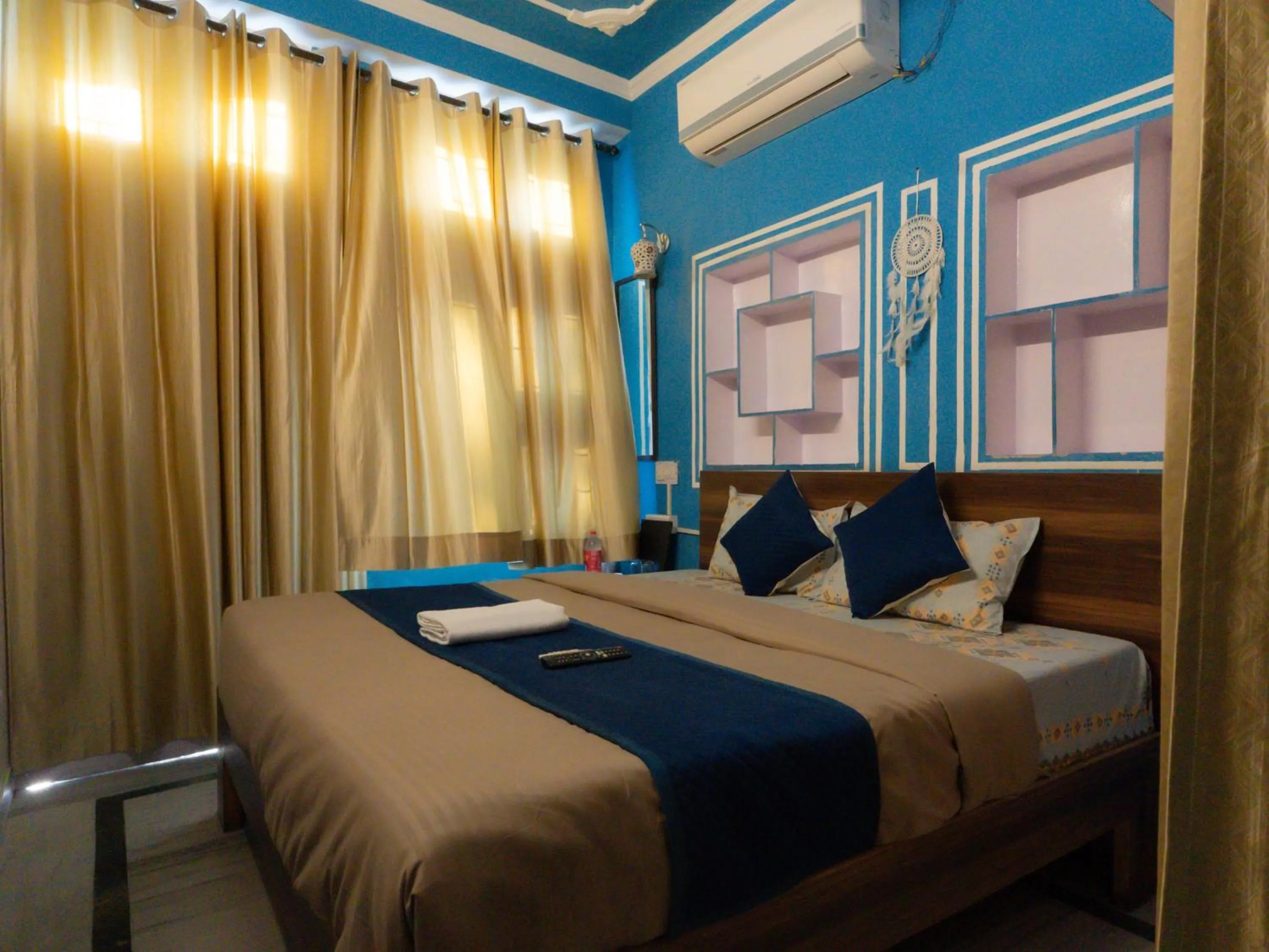 Photo of the whole room, Bed in The Pink Chapter Hostel, Jaipur