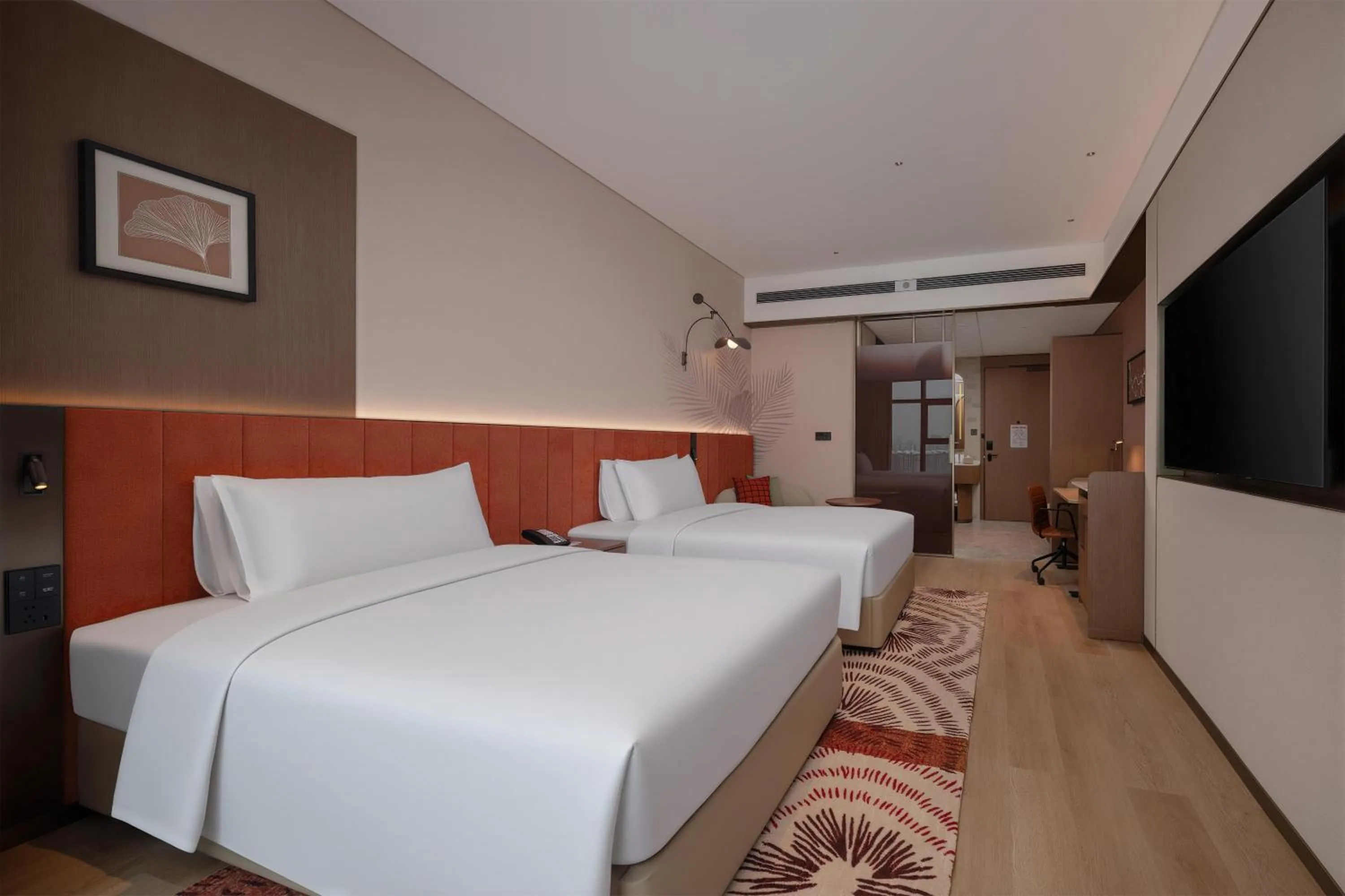 Superior Twin Room in Hilton Garden Inn Jingzhou Shashi