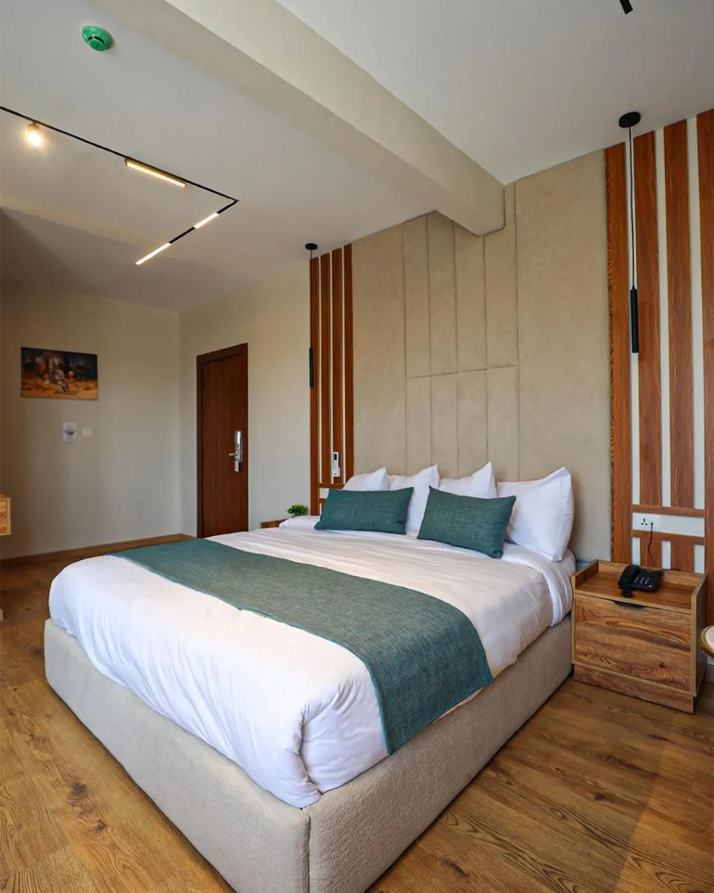 Bed in Palacio Pyramids Hotel