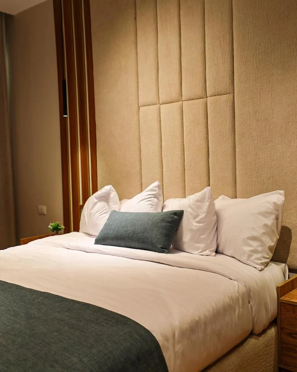 Bed in Palacio Pyramids Hotel