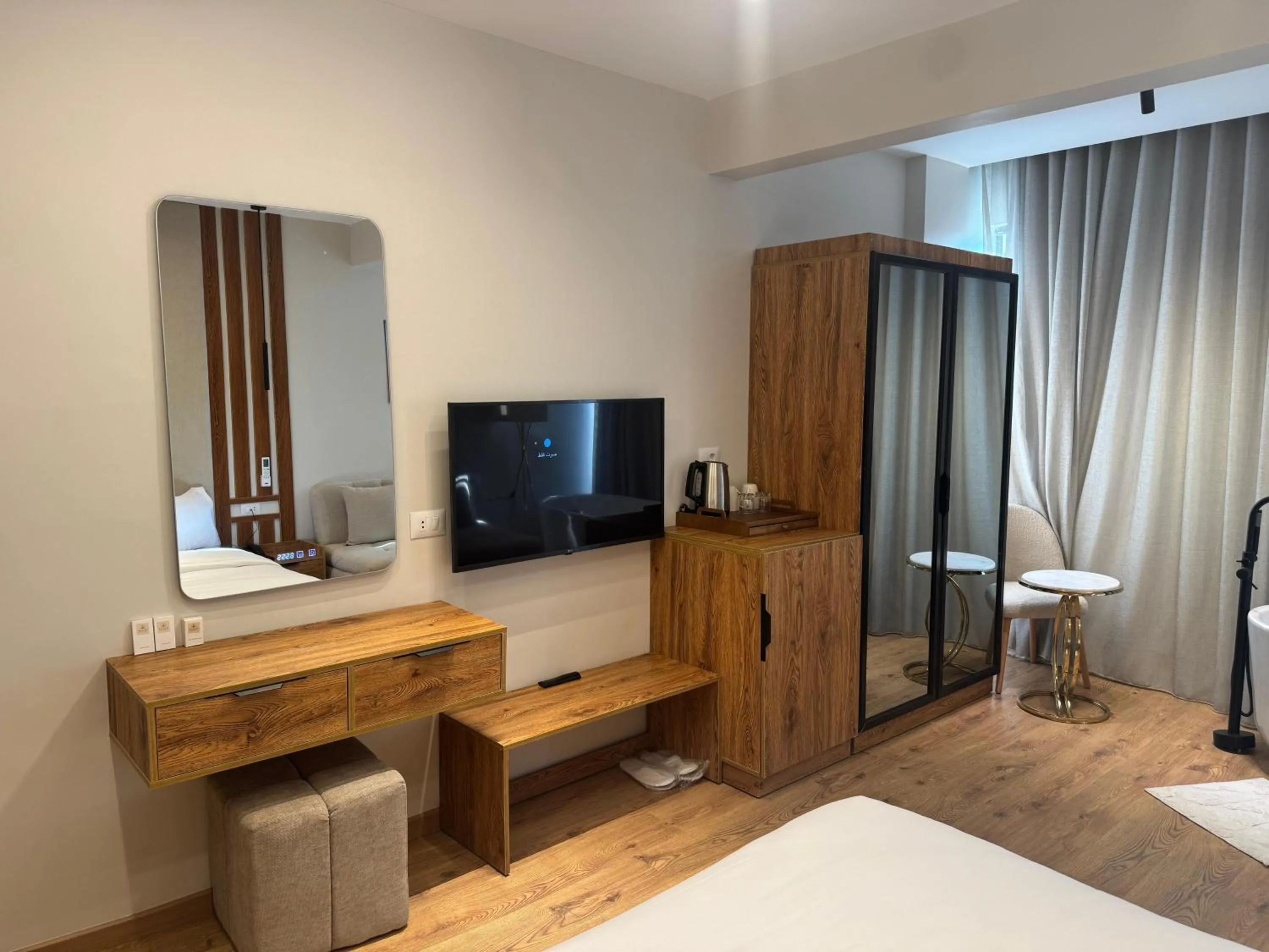 Bed in Palacio Pyramids Hotel