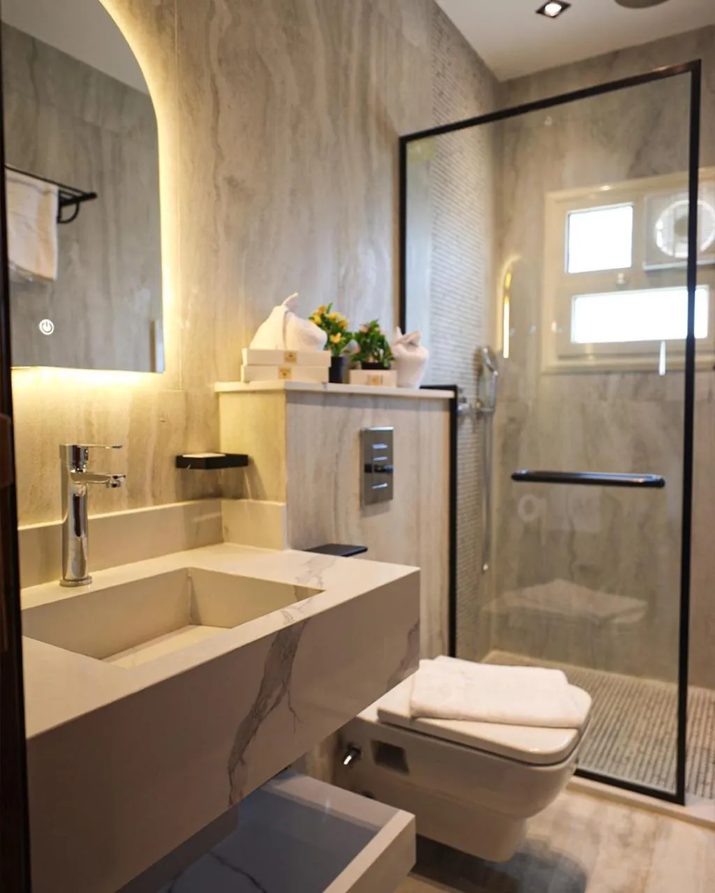 Bathroom in Palacio Pyramids Hotel